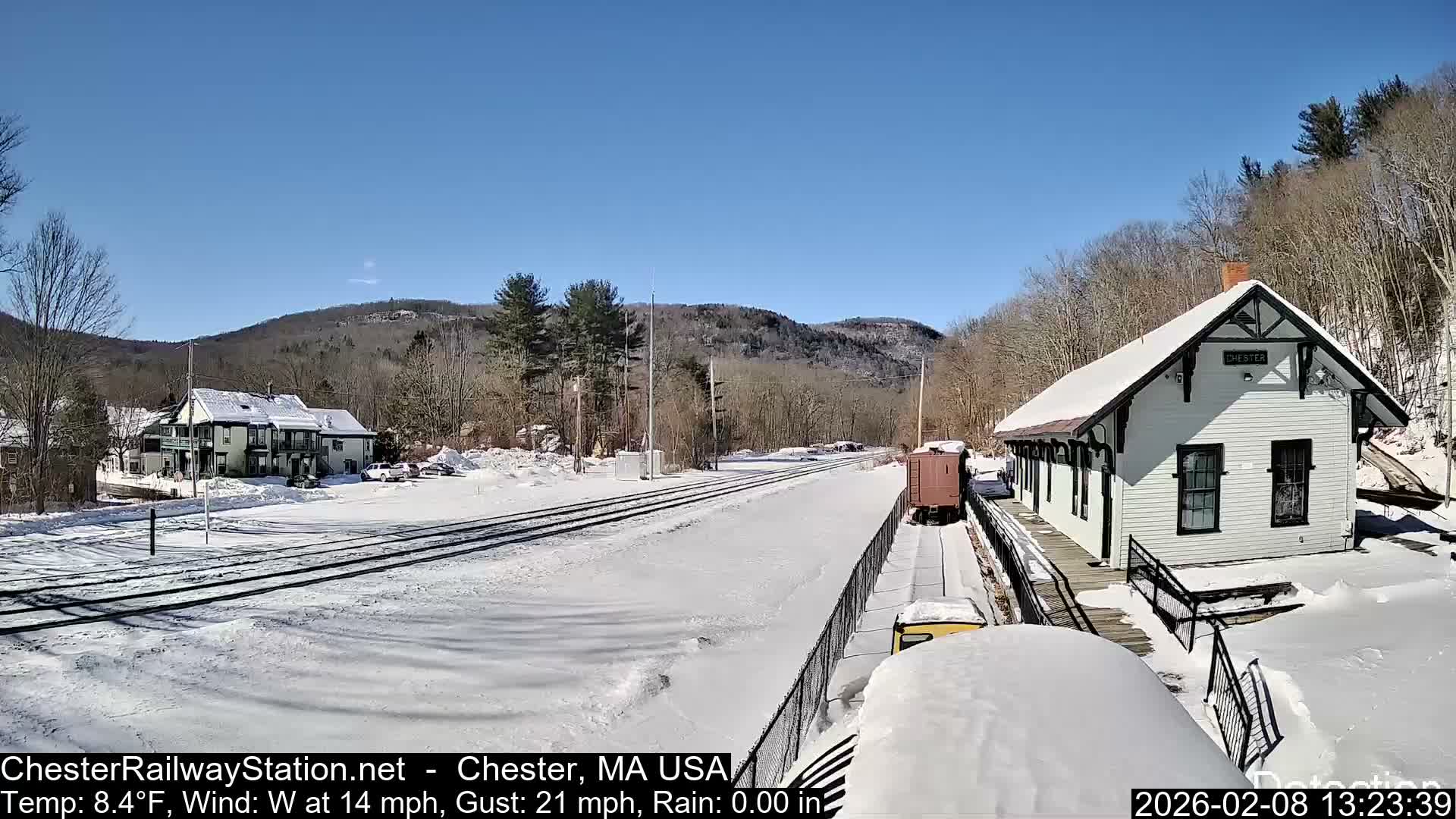 Chester Railway Station Live  Cam - Massachusetts, USA