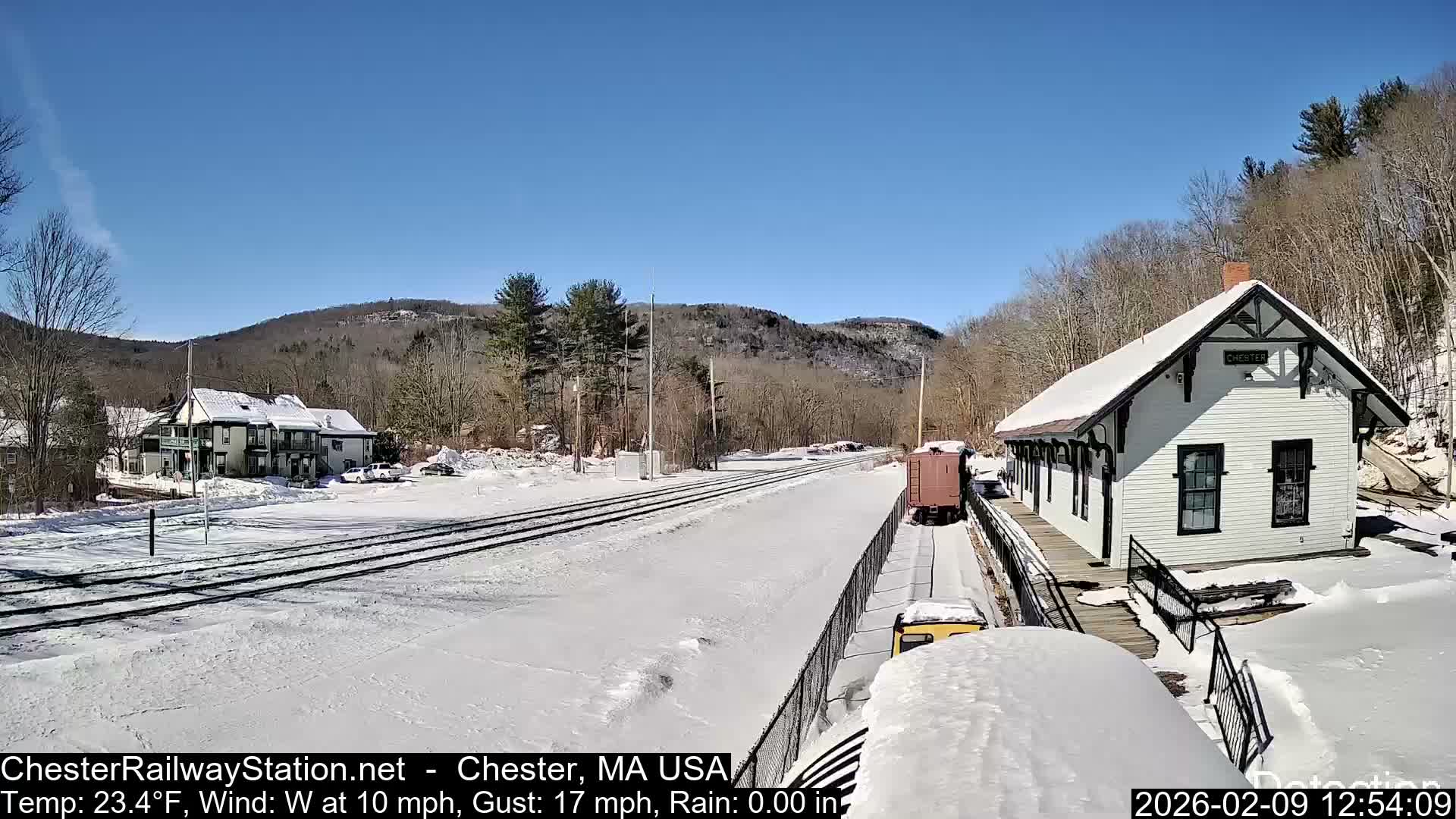 Chester Railway Station Live  Cam - Massachusetts, USA