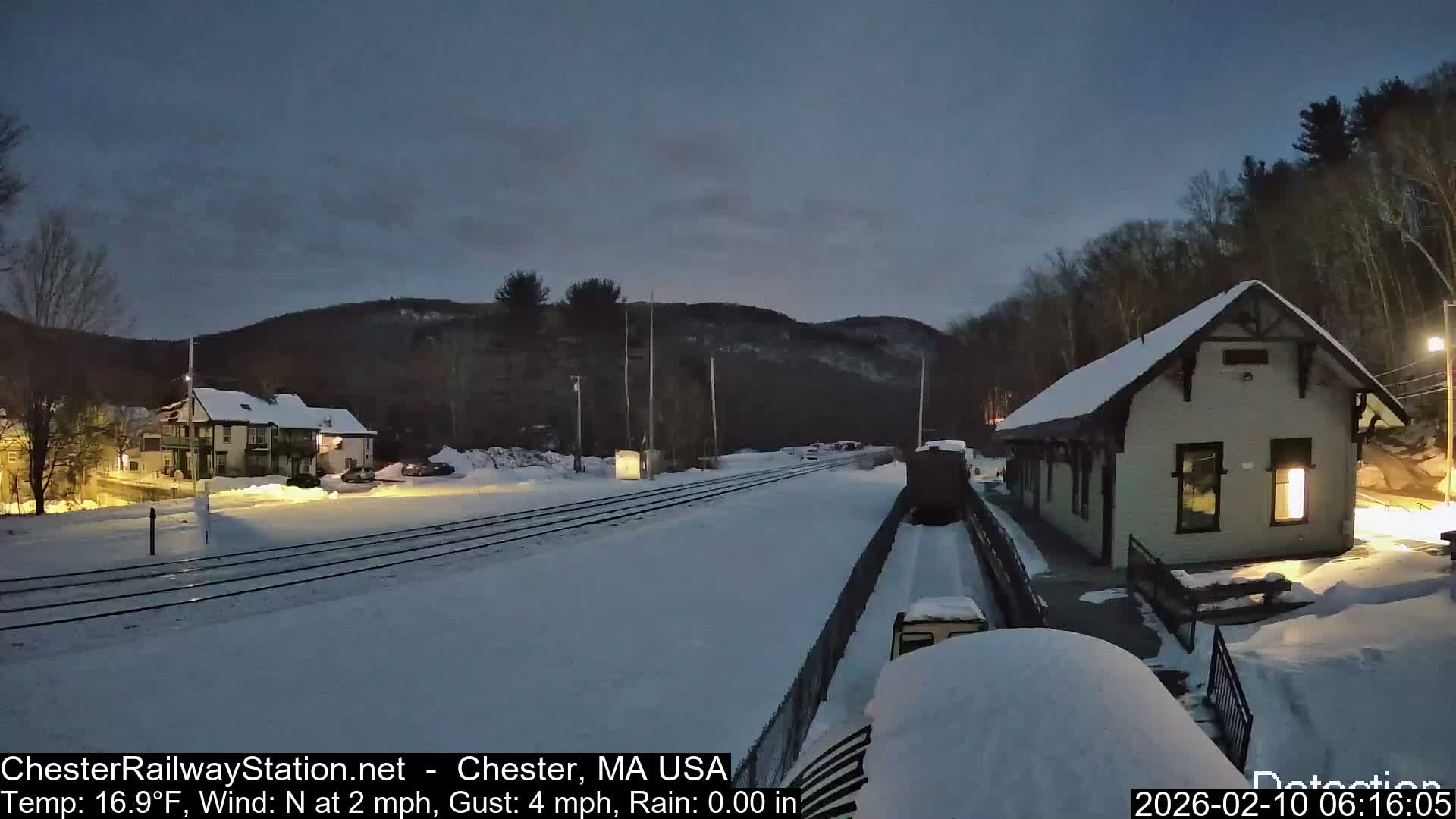 Chester Railway Station Live  Cam - Massachusetts, USA