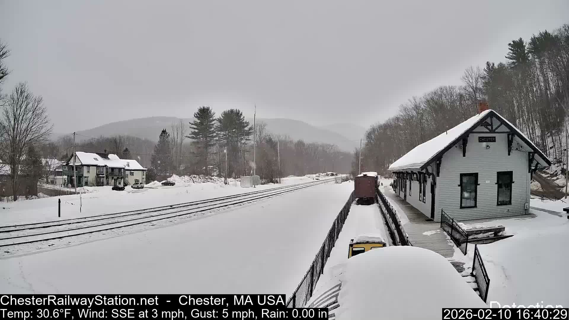 Chester Railway Station Live  Cam - Massachusetts, USA