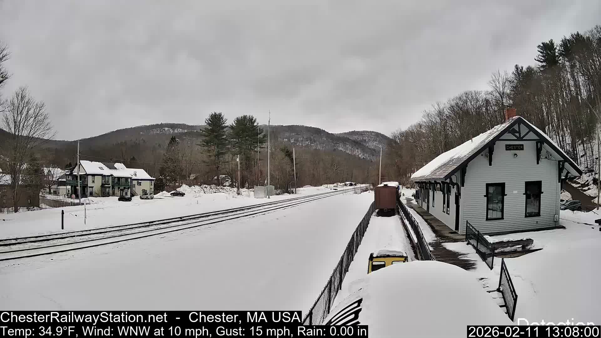Chester Railway Station Live  Cam - Massachusetts, USA