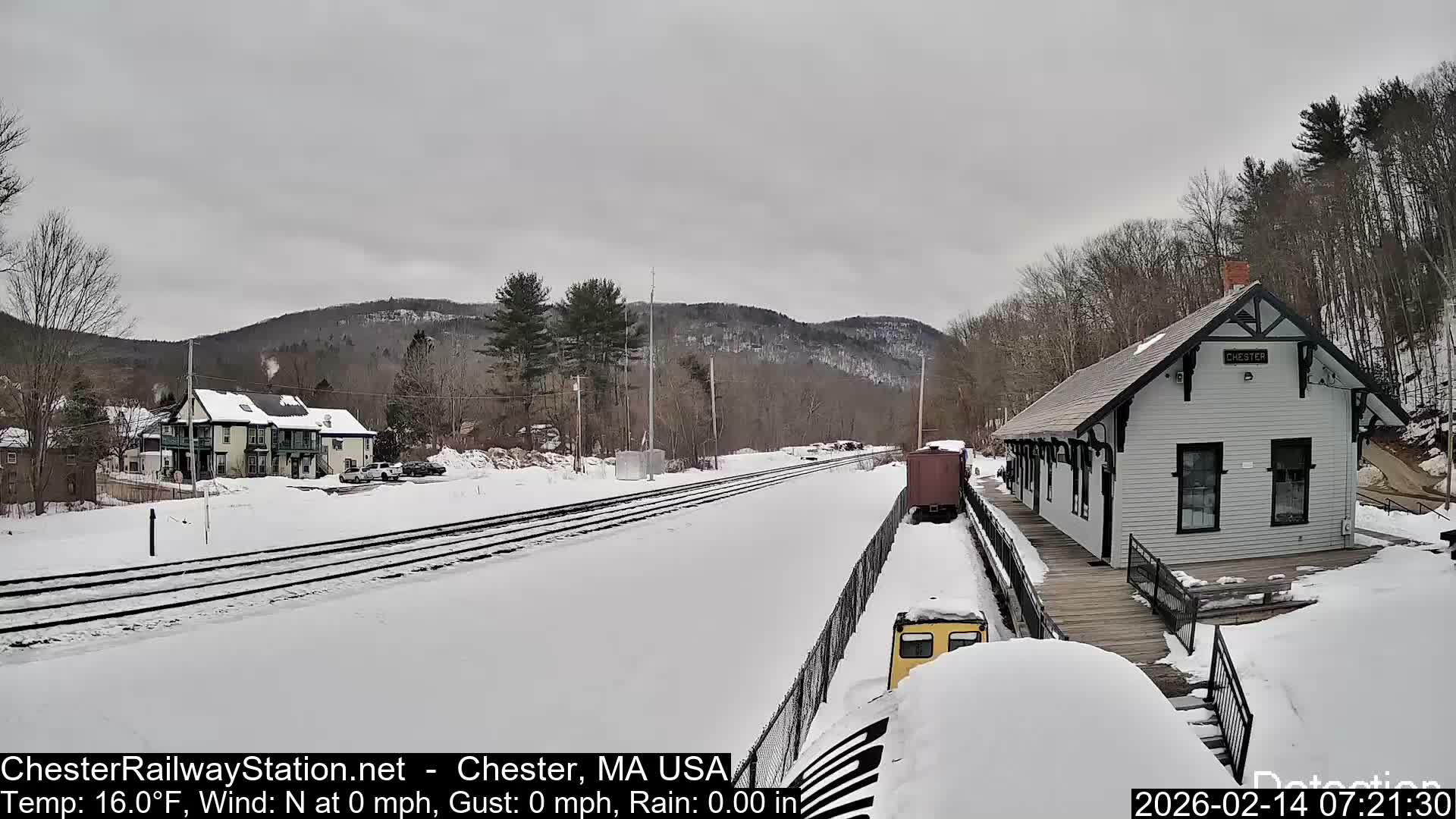 Chester Railway Station Live  Cam - Massachusetts, USA
