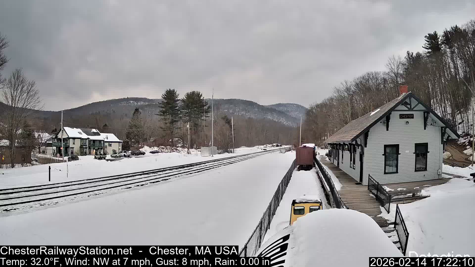 Chester Railway Station Live  Cam - Massachusetts, USA