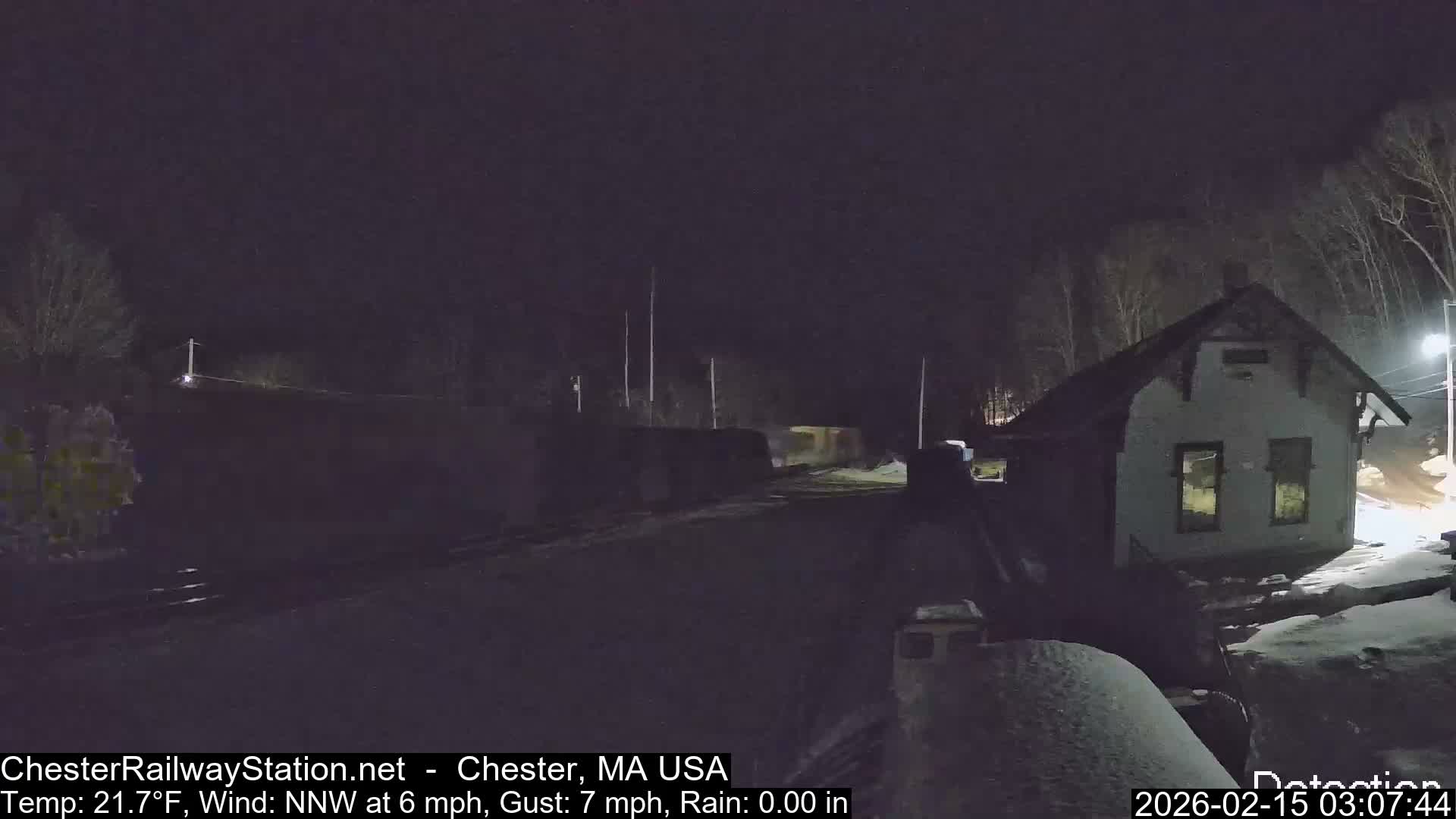 Chester Railway Station Live  Cam - Massachusetts, USA