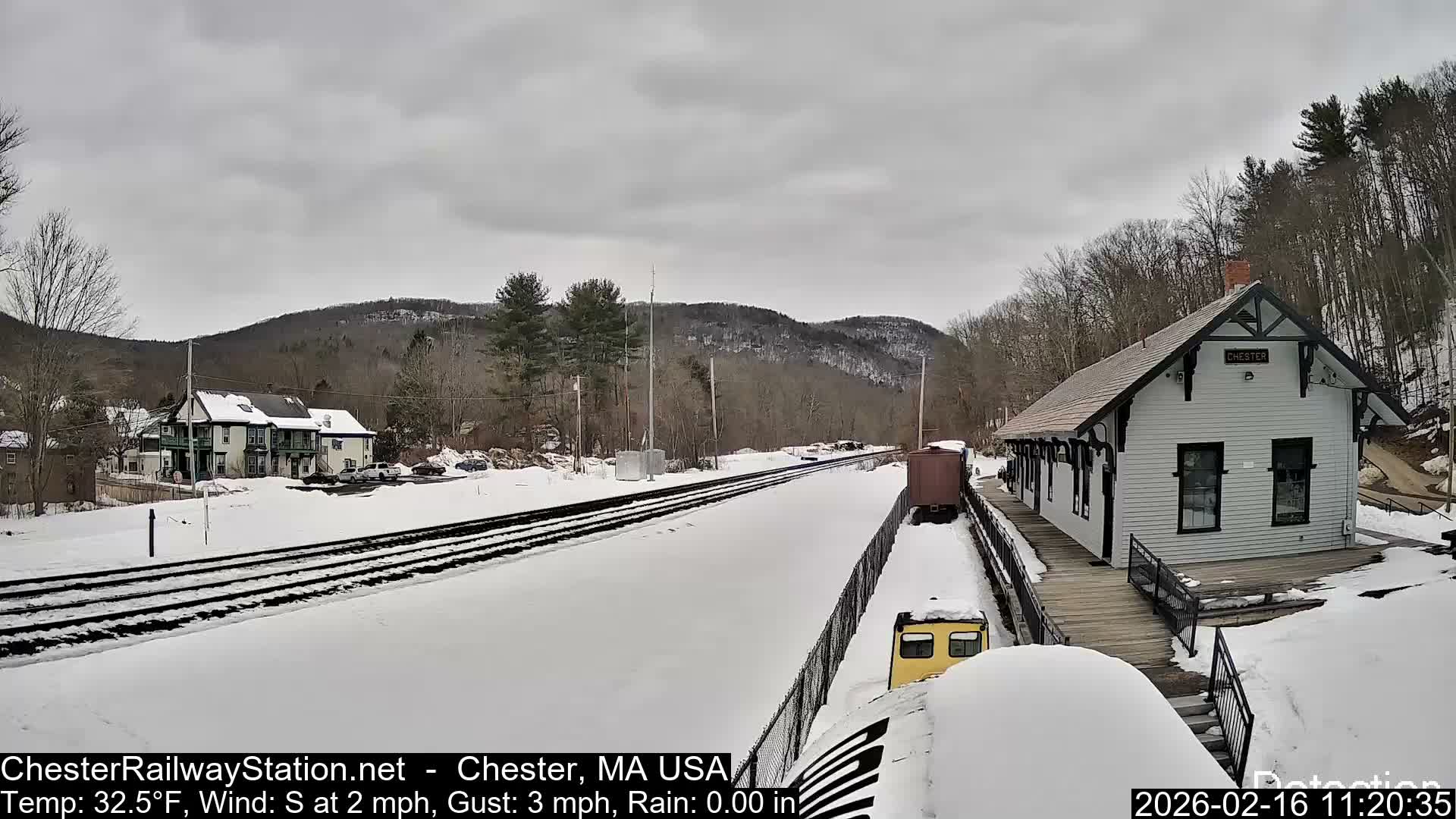 Chester Railway Station Live  Cam - Massachusetts, USA