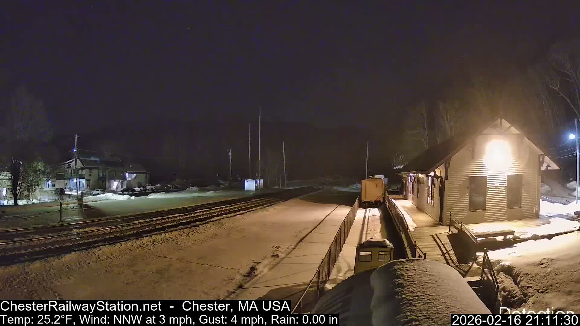 Chester Railway Station Live  Cam - Massachusetts, USA