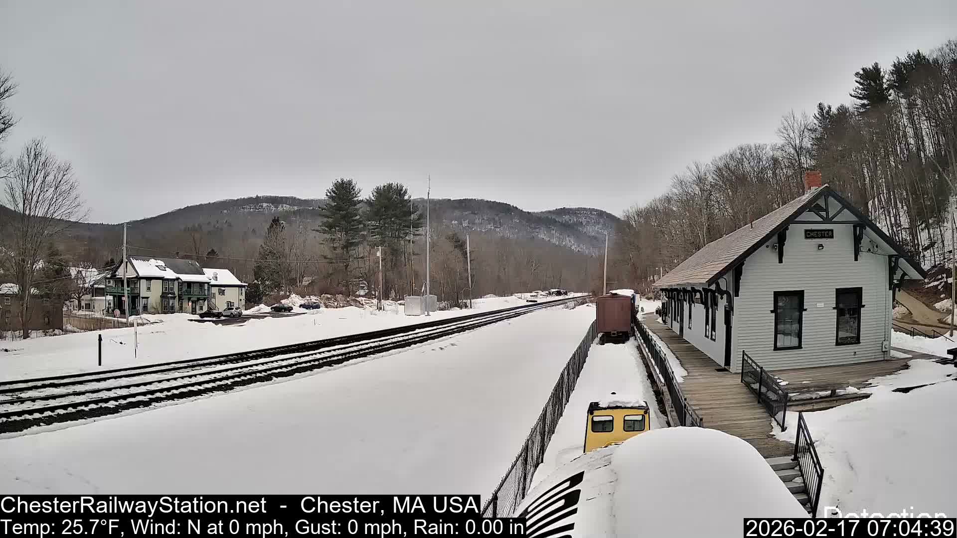 Chester Railway Station Live  Cam - Massachusetts, USA
