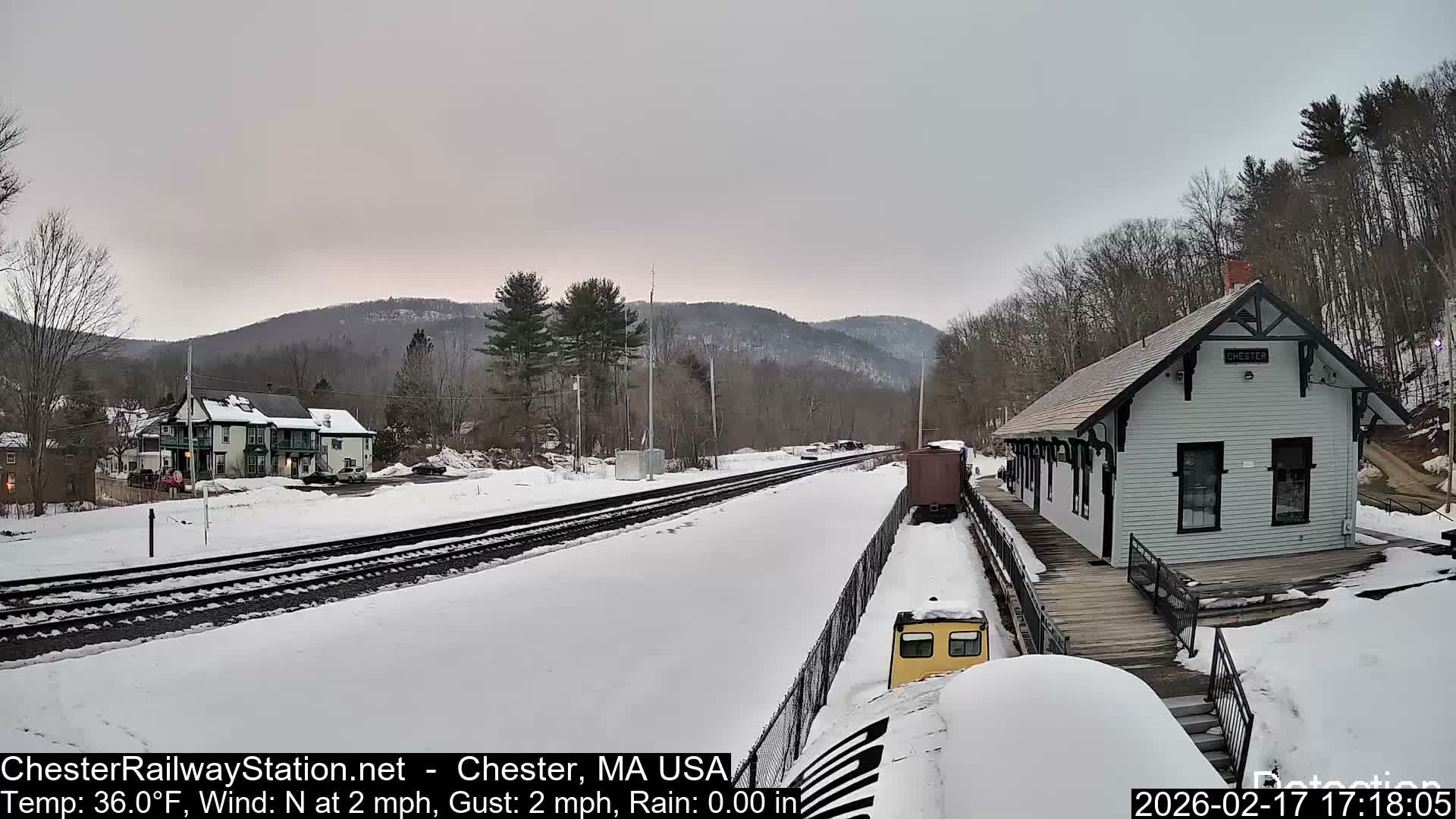 Chester Railway Station Live  Cam - Massachusetts, USA