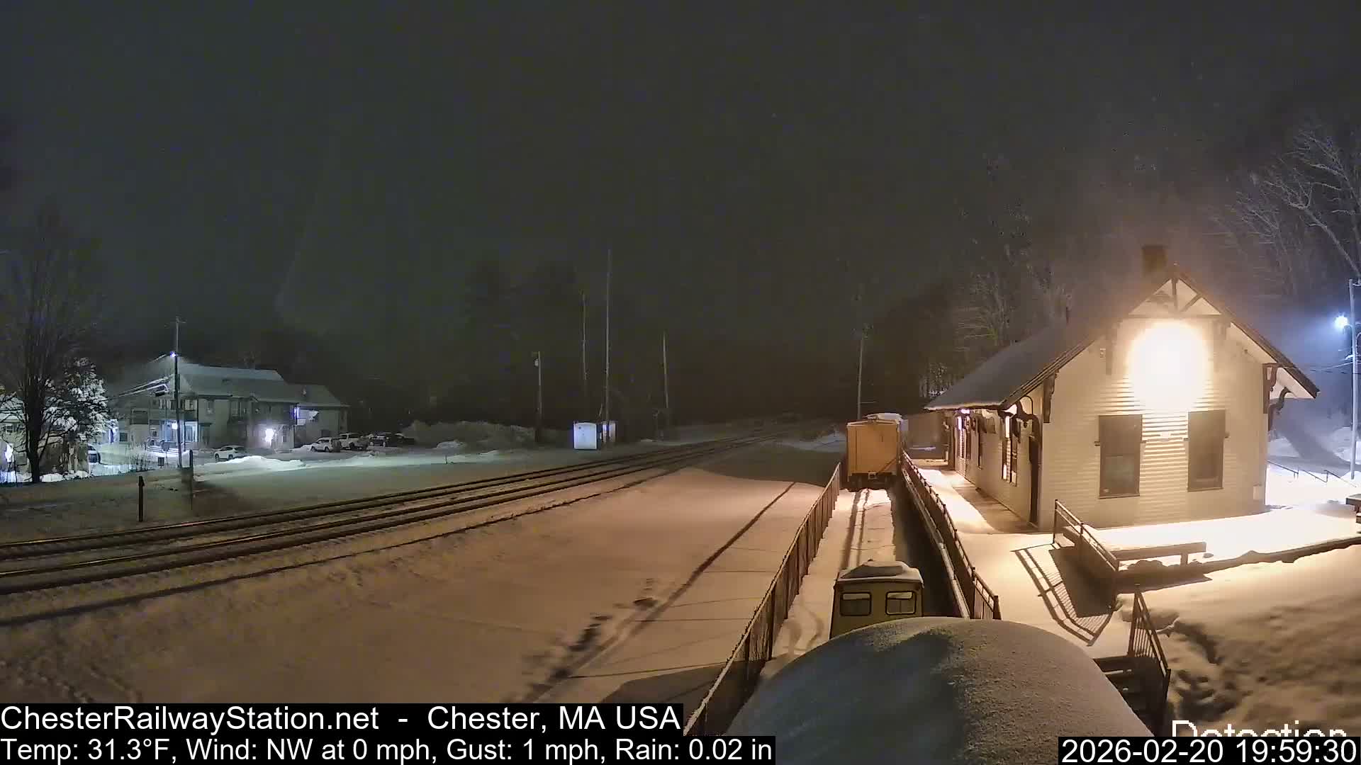 Chester Railway Station Live  Cam - Massachusetts, USA