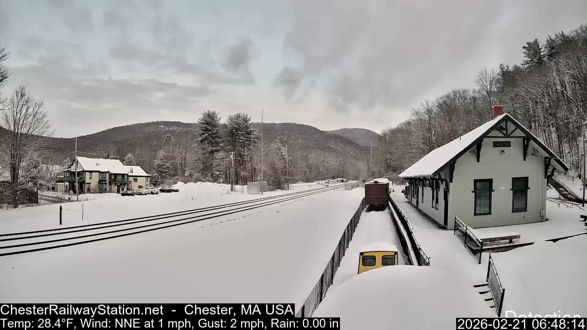 Chester Railway Station Live  Cam - Massachusetts, USA