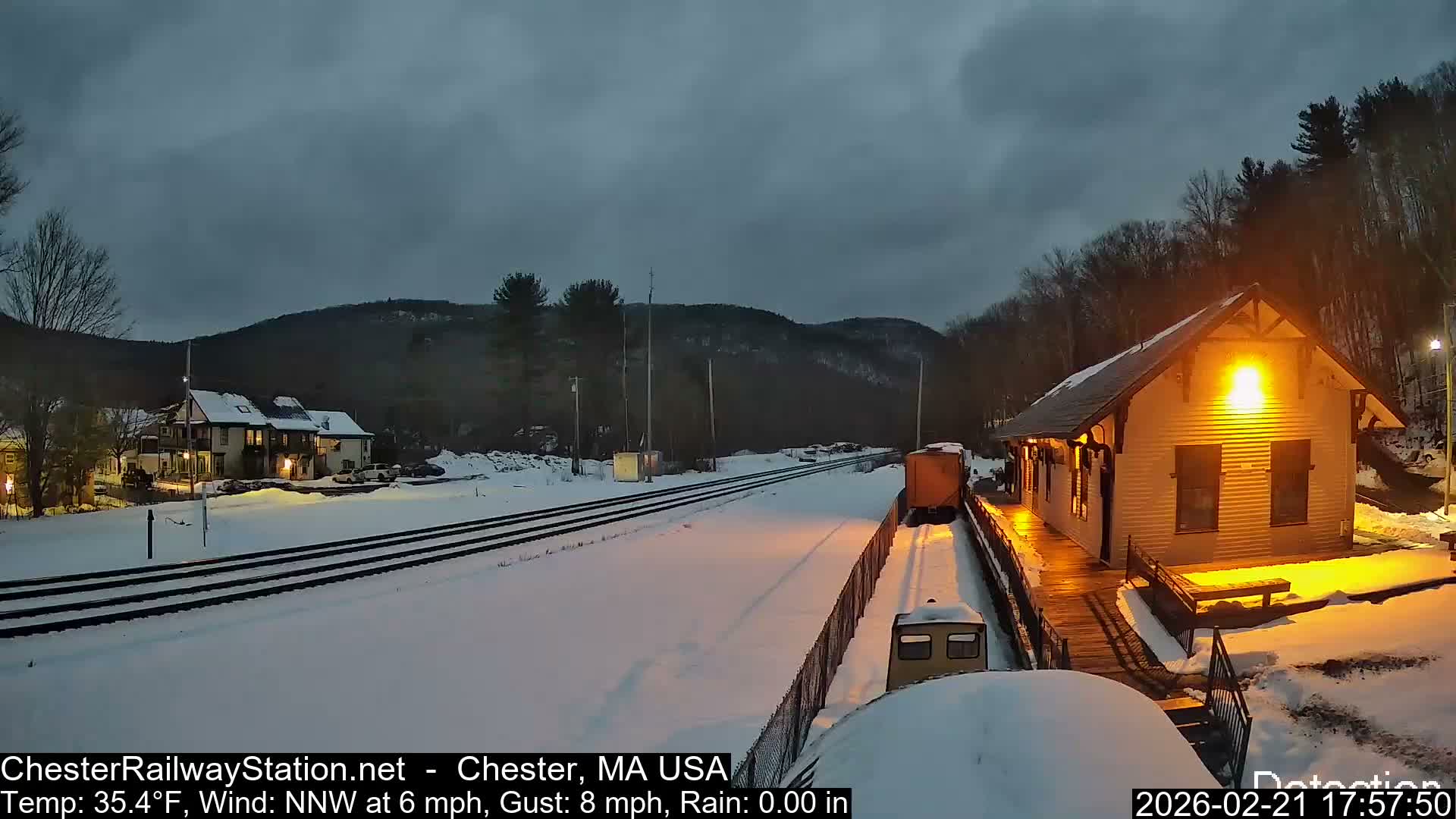 Chester Railway Station Live  Cam - Massachusetts, USA