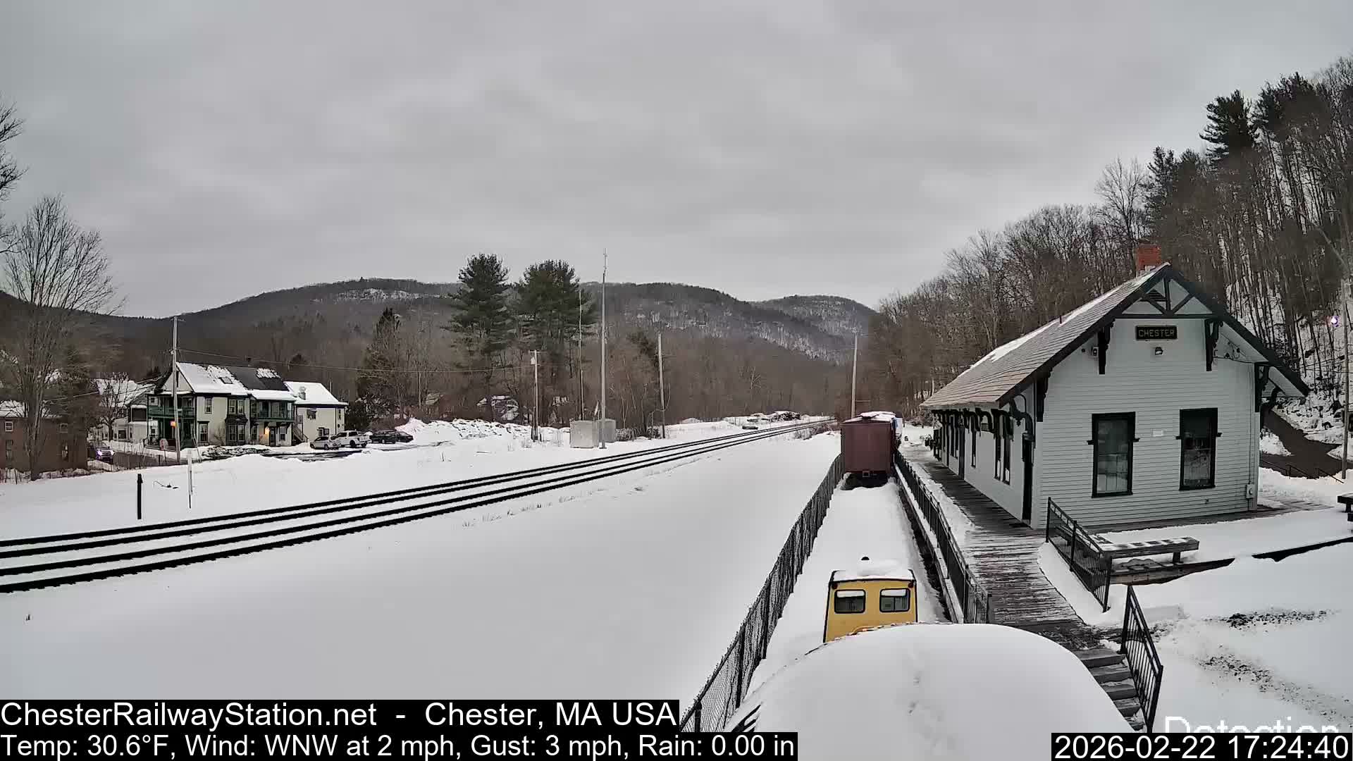 Chester Railway Station Live  Cam - Massachusetts, USA