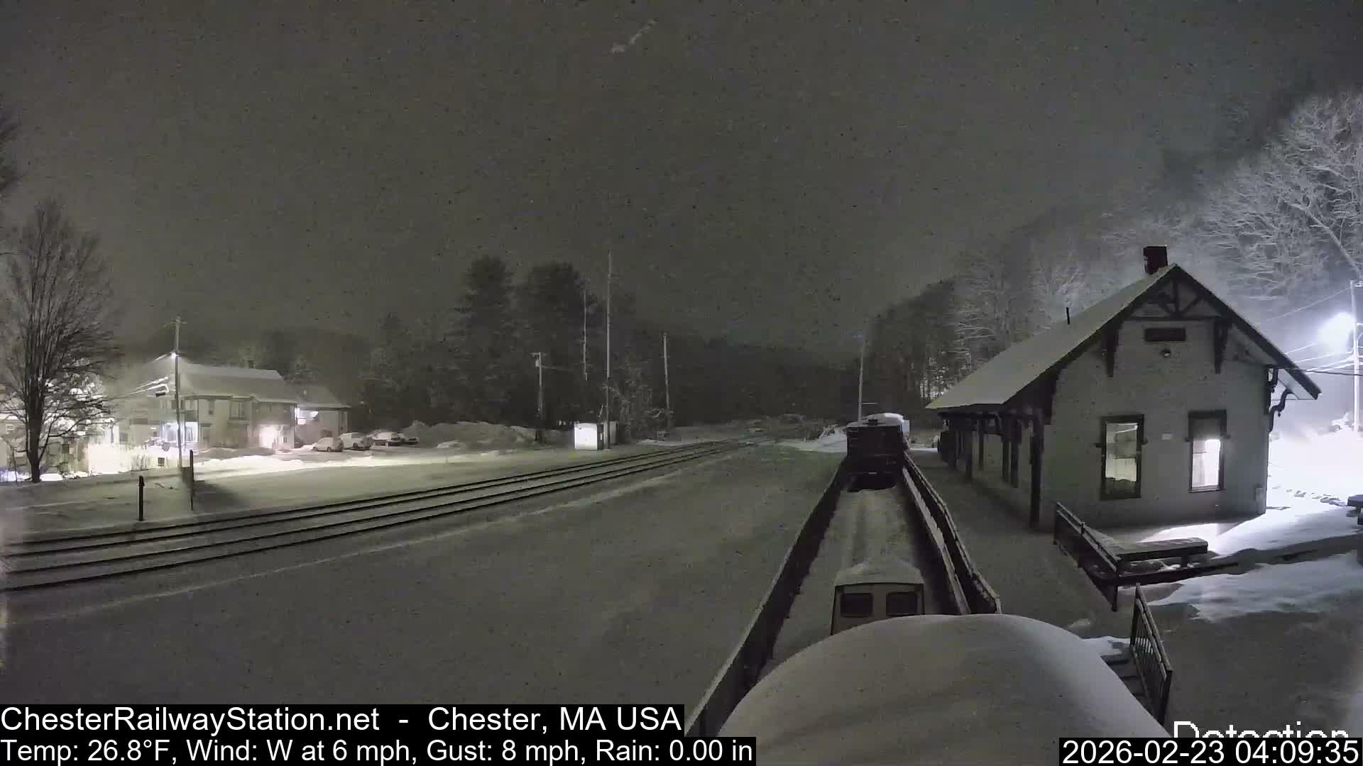 Chester Railway Station Live  Cam - Massachusetts, USA