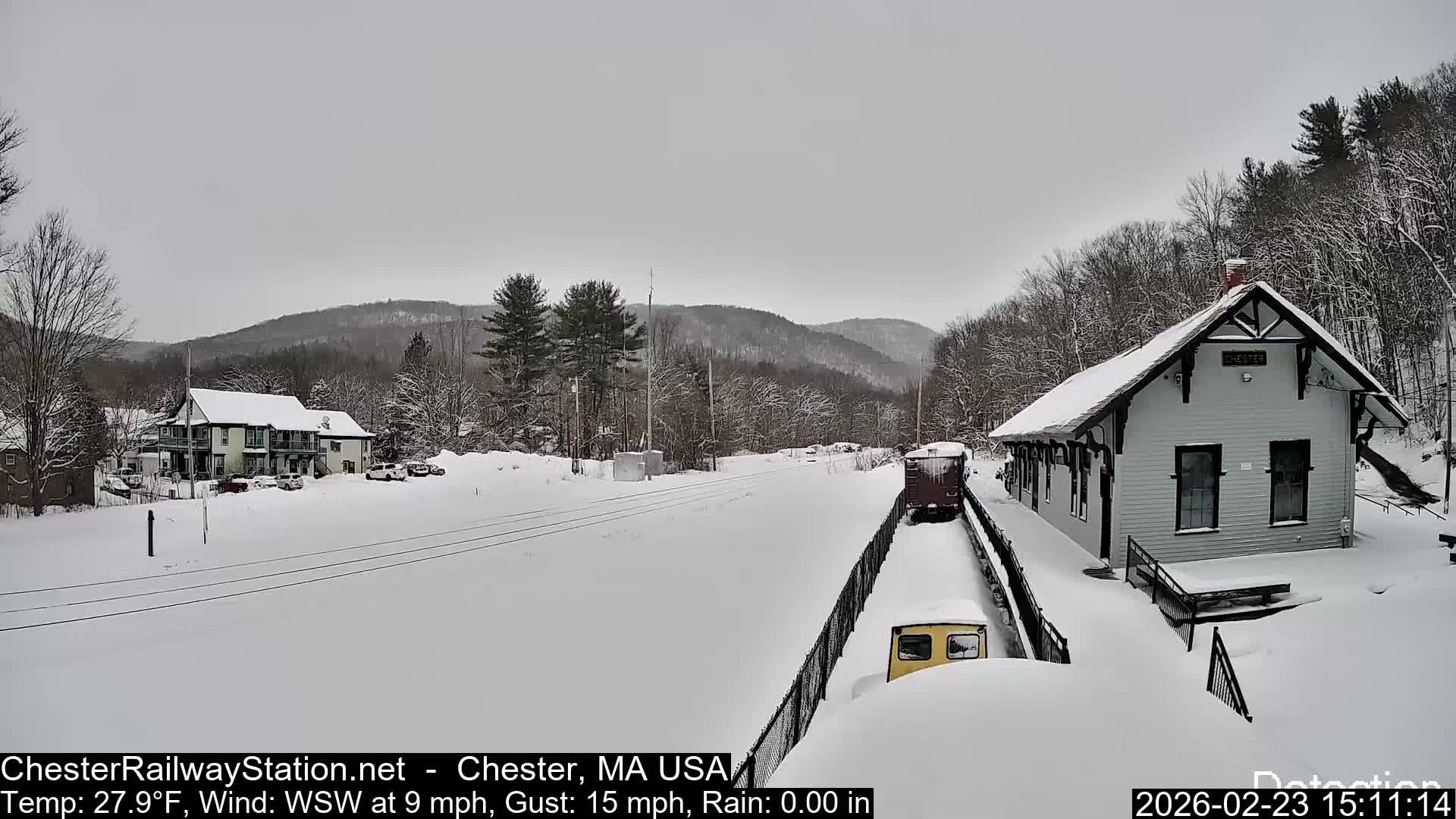 Chester Railway Station Live  Cam - Massachusetts, USA