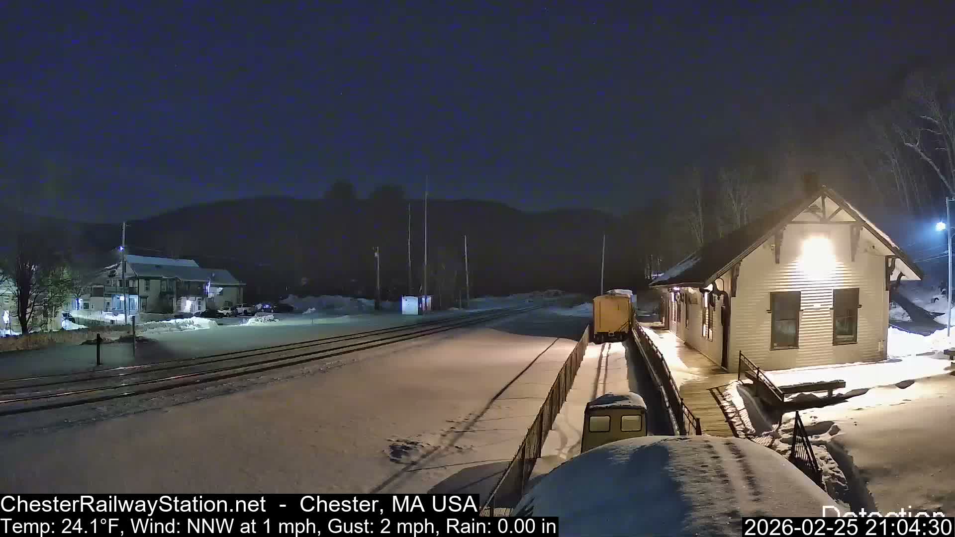 Chester Railway Station Live  Cam - Massachusetts, USA