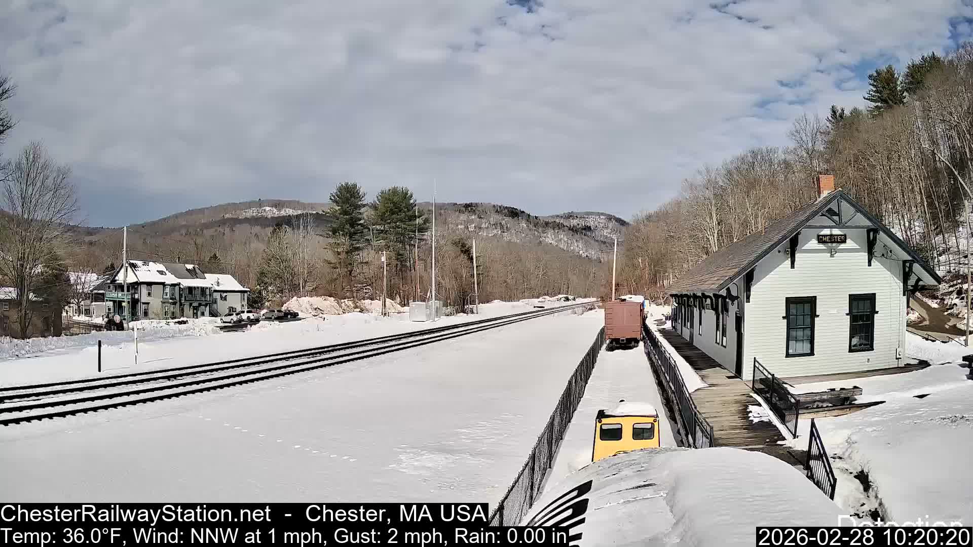 Chester Railway Station Live  Cam - Massachusetts, USA