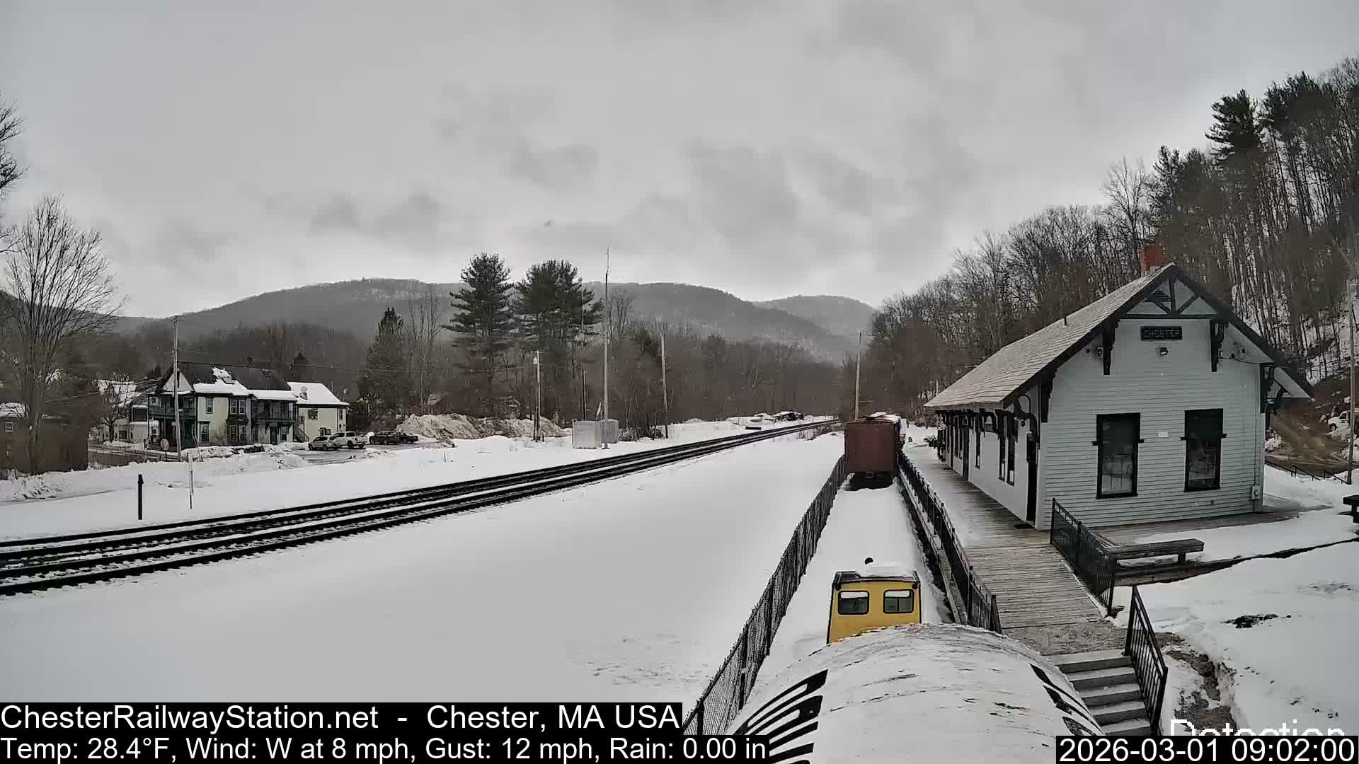 Chester Railway Station Live  Cam - Massachusetts, USA