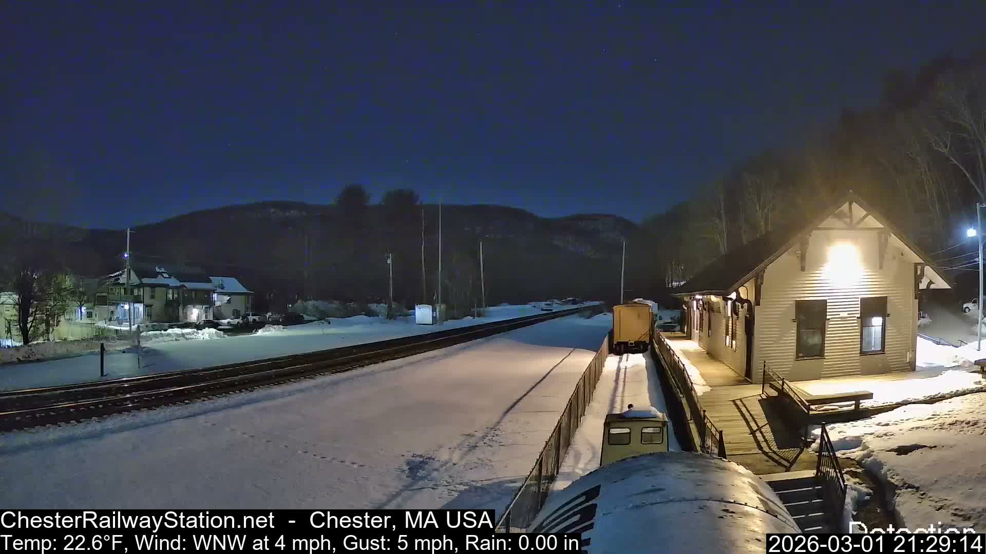 Chester Railway Station Live  Cam - Massachusetts, USA