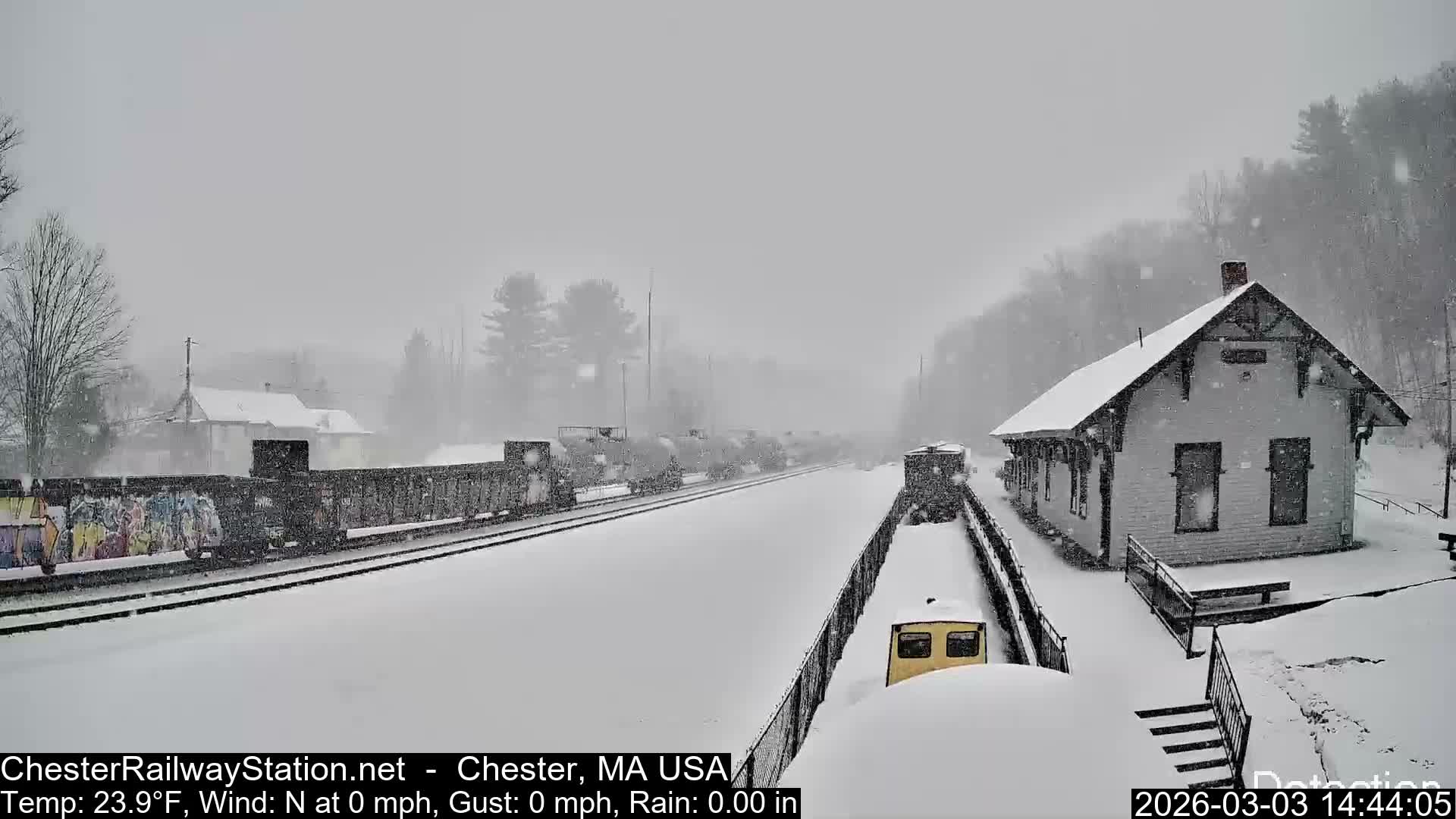 Chester Railway Station Live  Cam - Massachusetts, USA