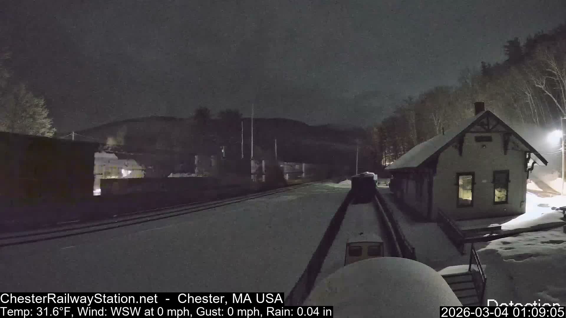 Chester Railway Station Live  Cam - Massachusetts, USA