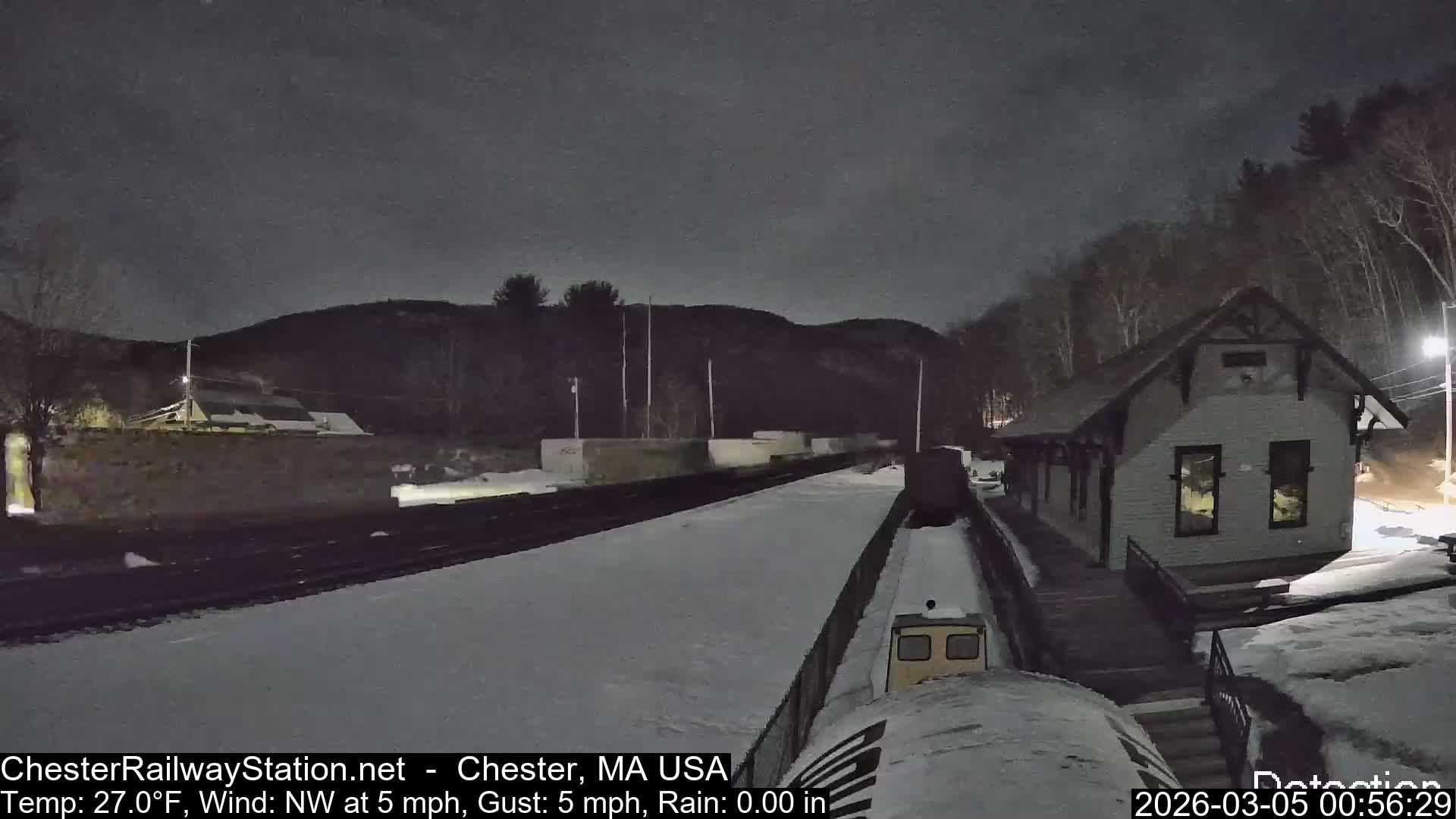 Chester Railway Station Live  Cam - Massachusetts, USA