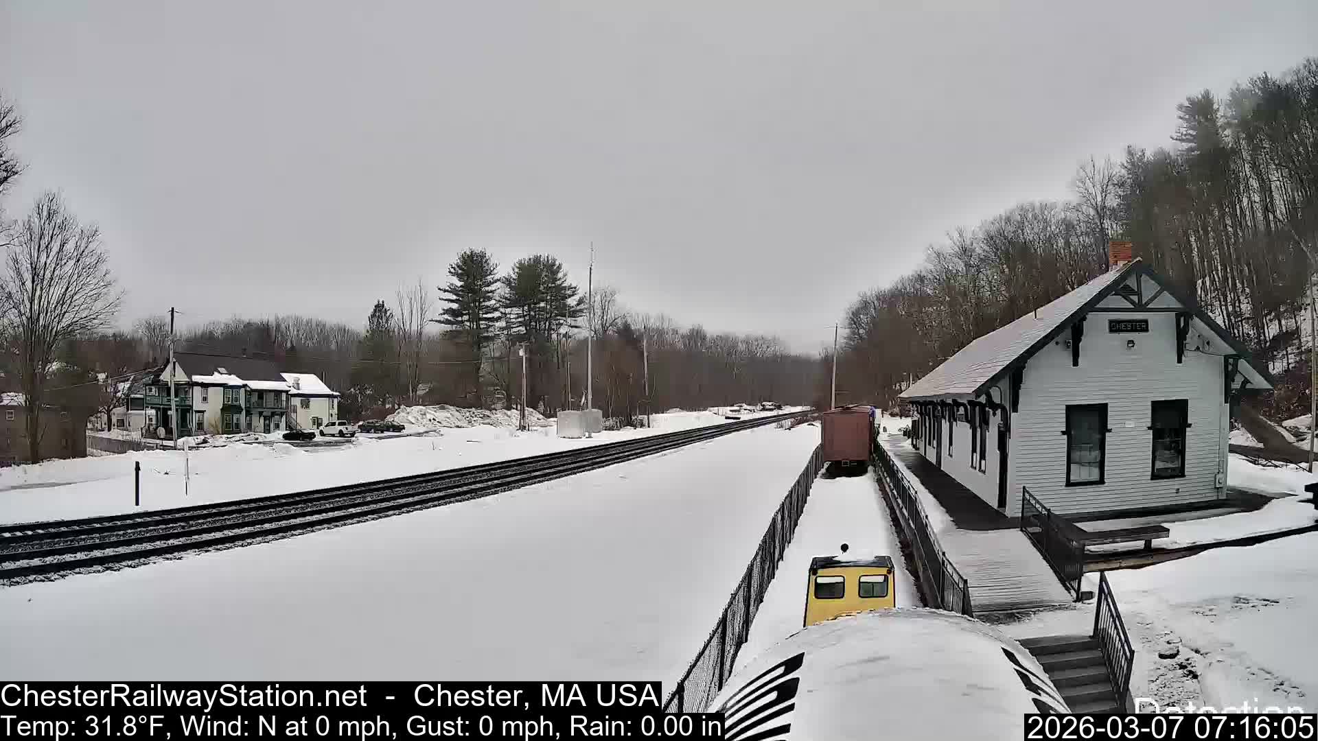Chester Railway Station Live  Cam - Massachusetts, USA