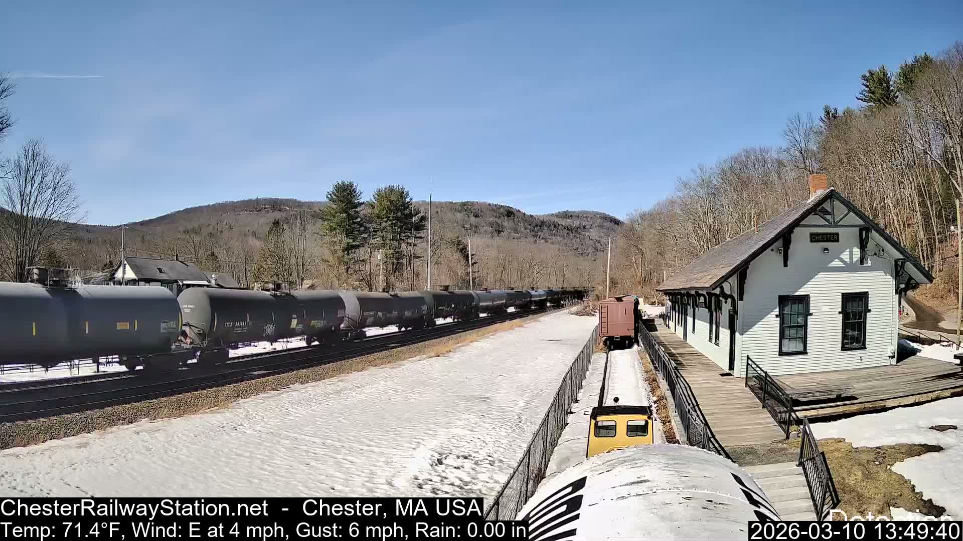 Chester Railway Station Live  Cam - Massachusetts, USA