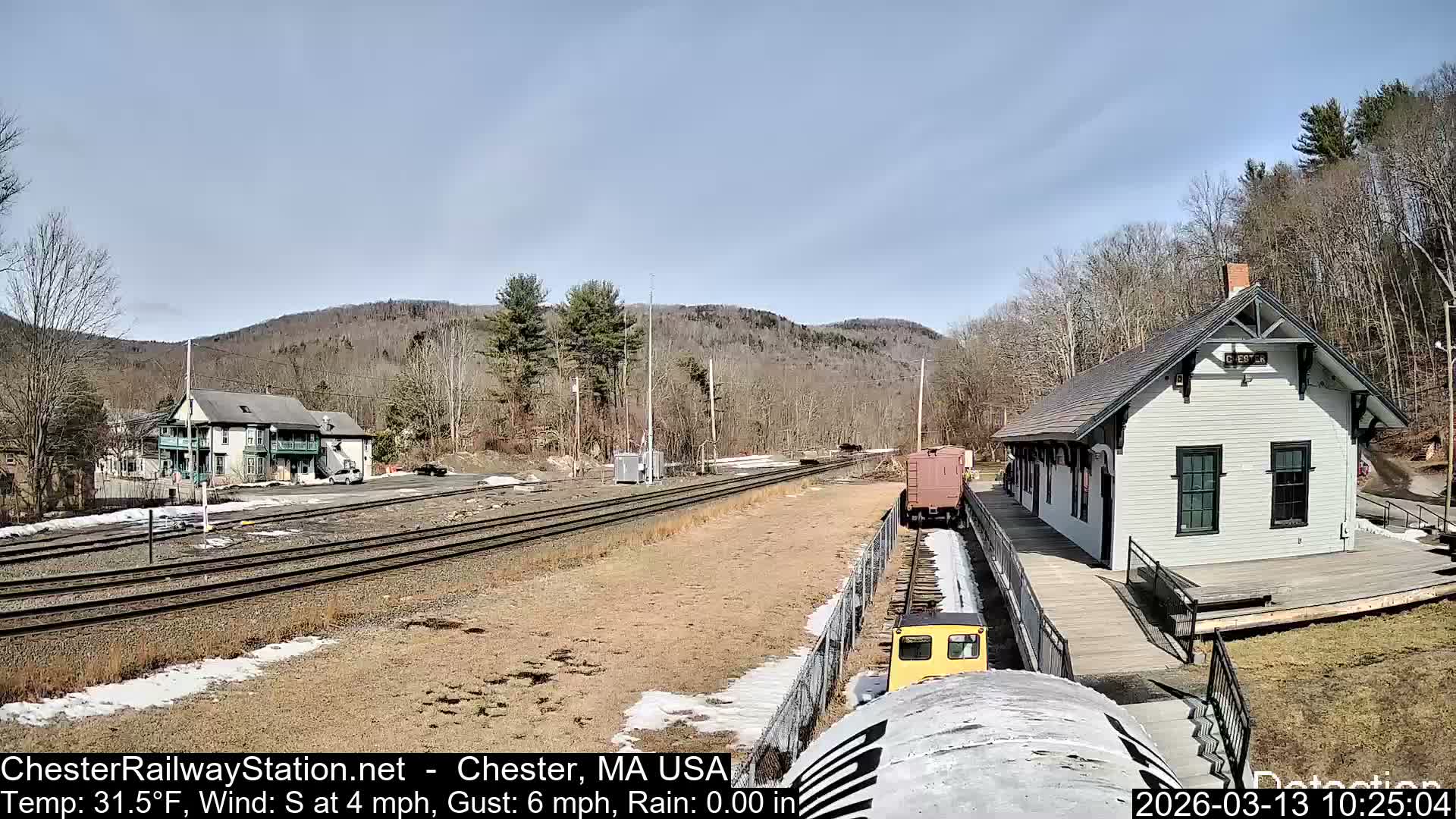 Chester Railway Station Live  Cam - Massachusetts, USA