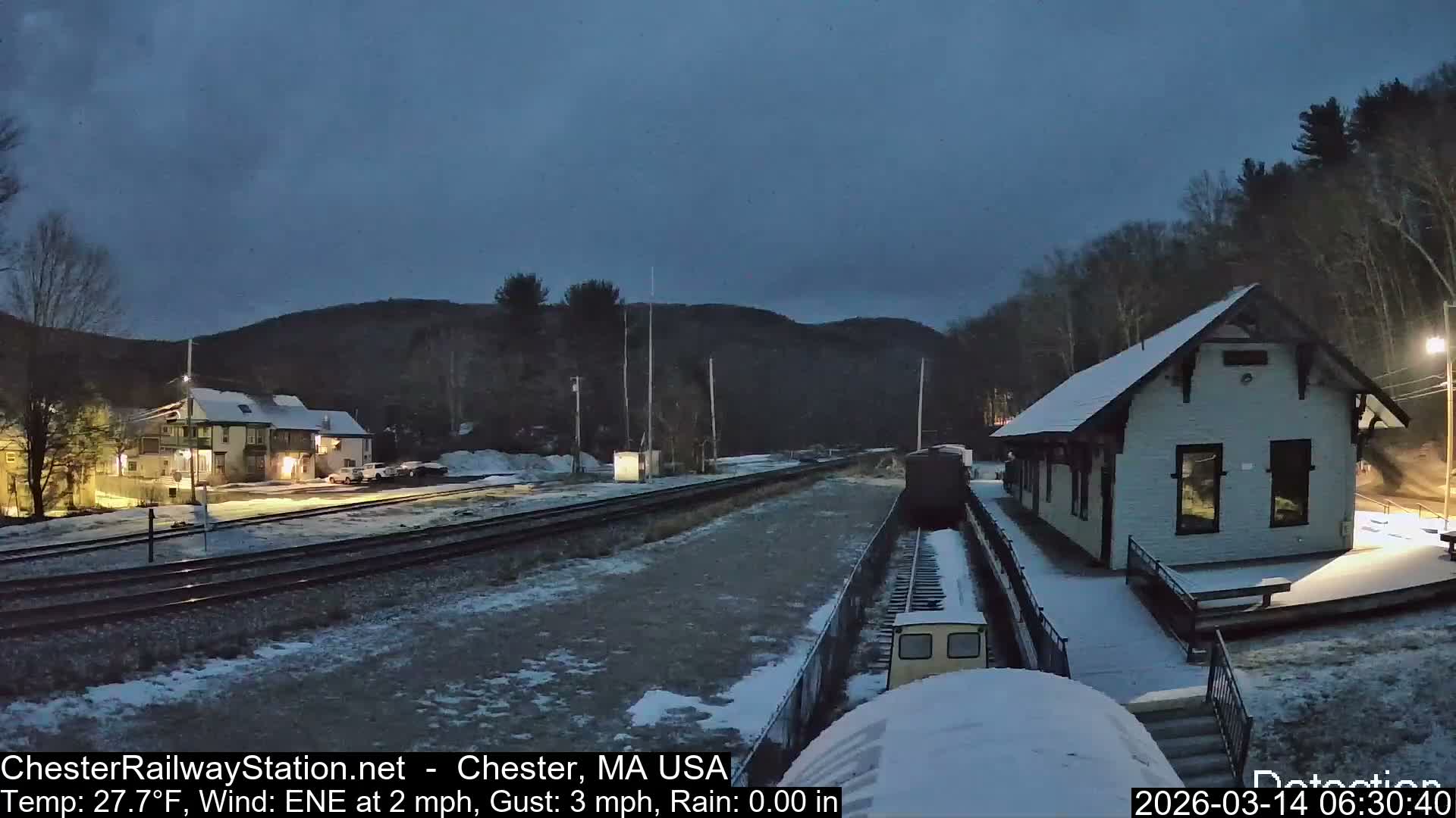 Chester Railway Station Live  Cam - Massachusetts, USA