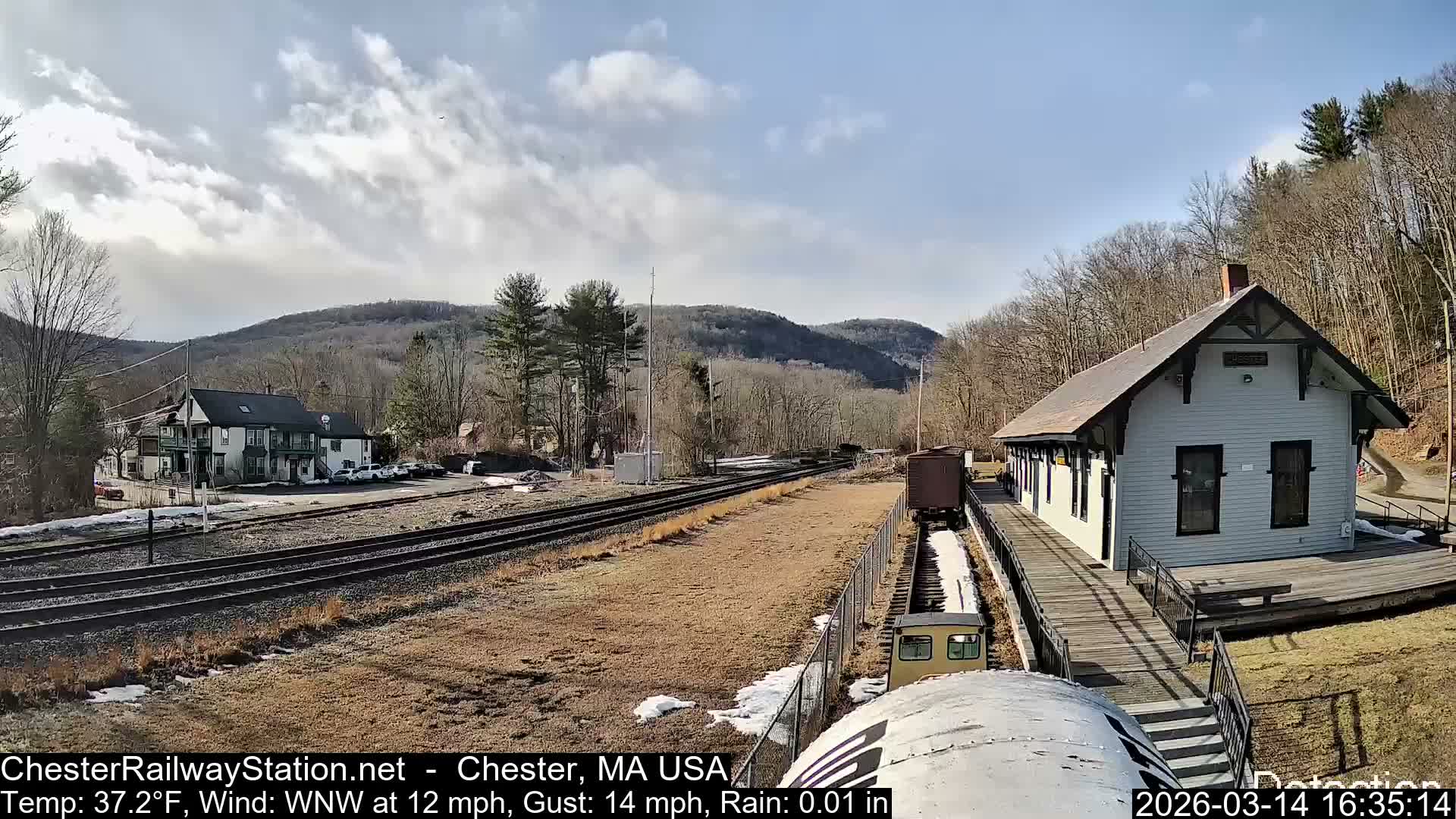 Chester Railway Station Live  Cam - Massachusetts, USA