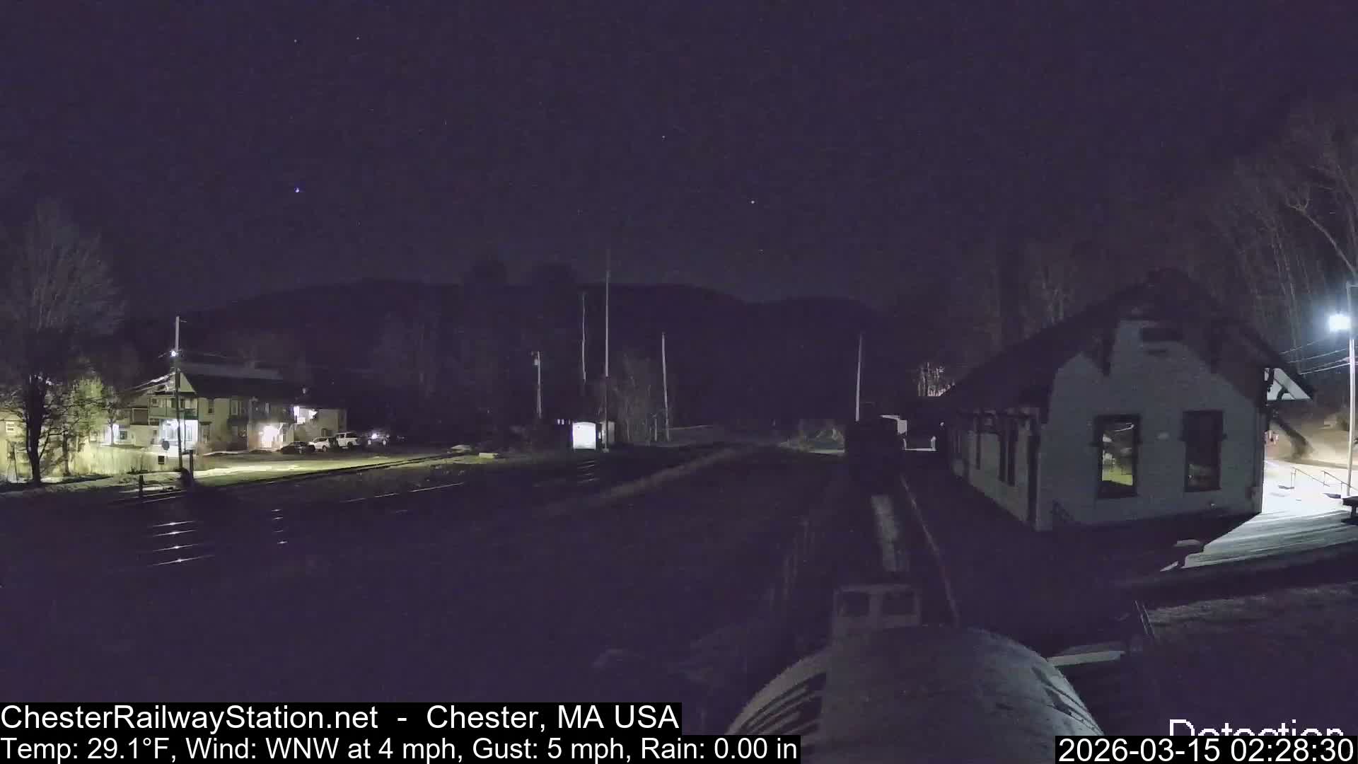 Chester Railway Station Live  Cam - Massachusetts, USA