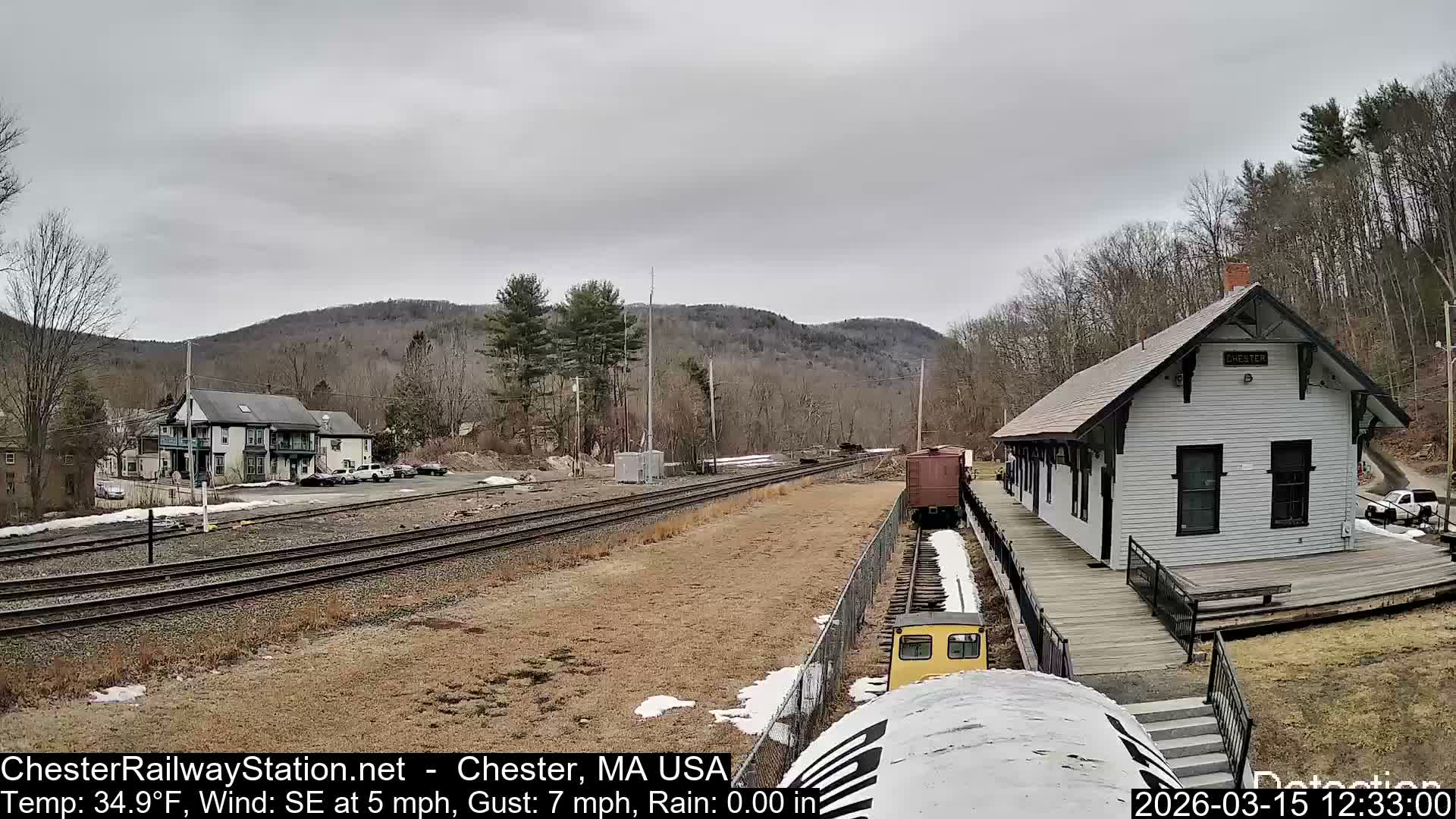 Chester Railway Station Live  Cam - Massachusetts, USA