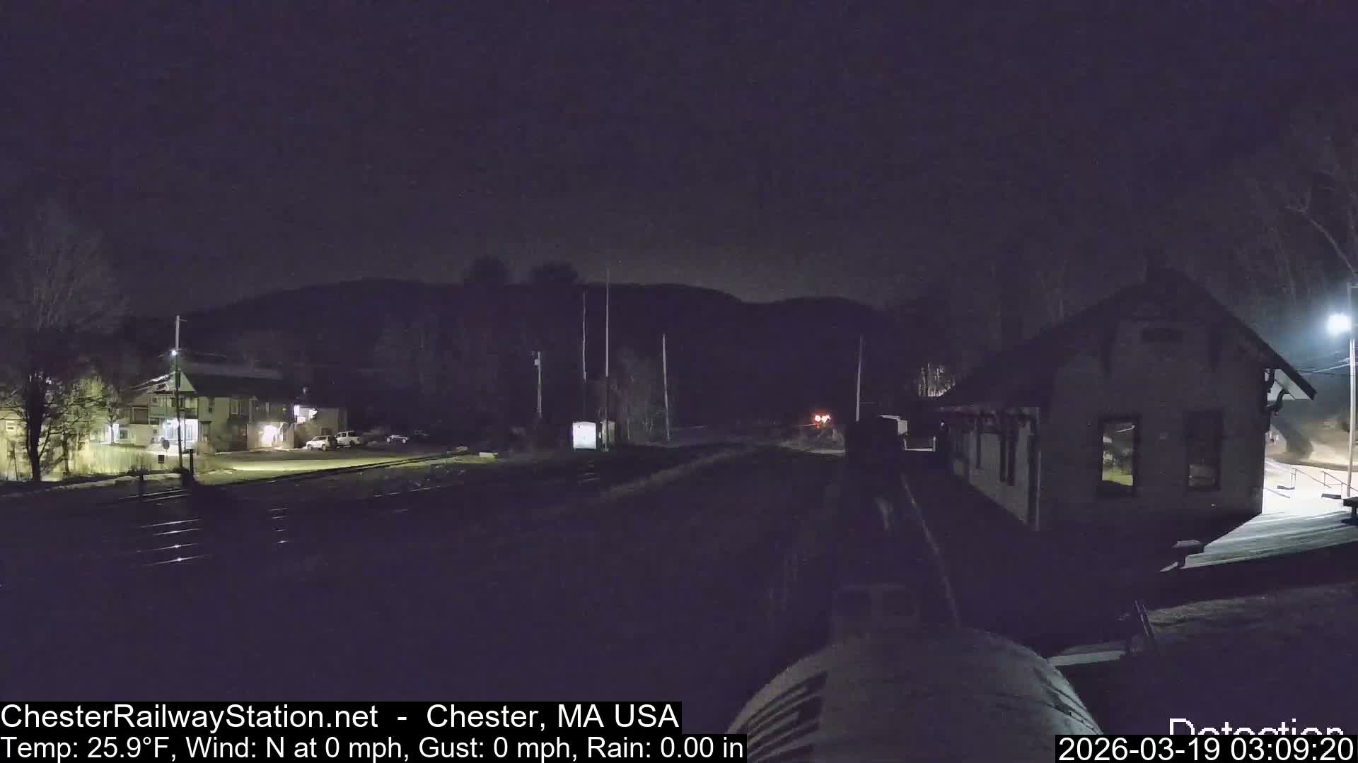 Chester Railway Station Live  Cam - Massachusetts, USA