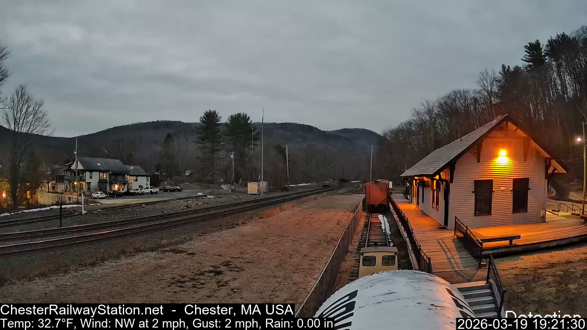 Chester Railway Station Live  Cam - Massachusetts, USA