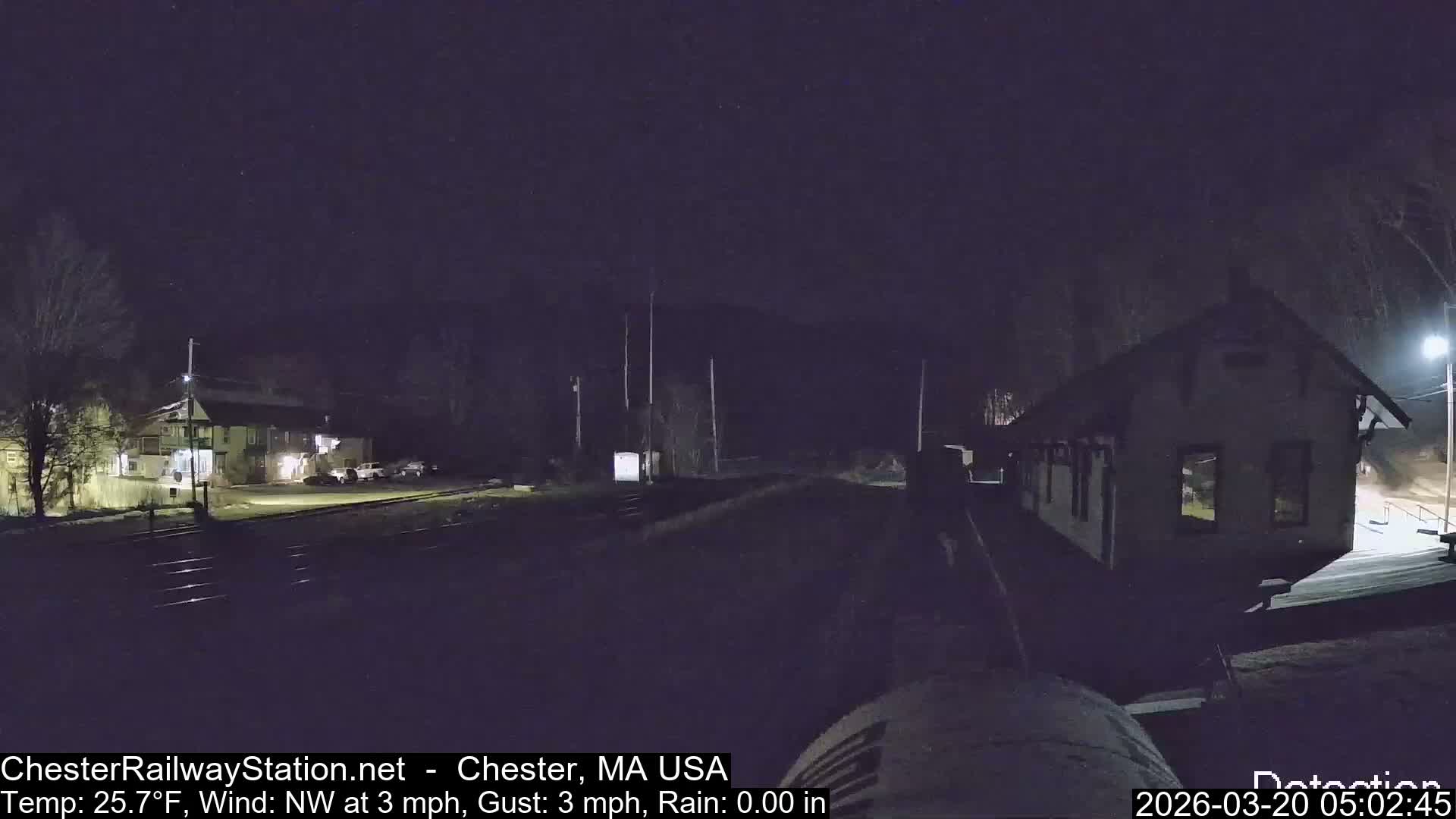 Chester Railway Station Live  Cam - Massachusetts, USA