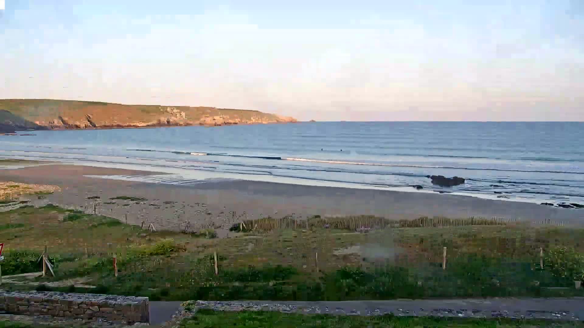 Plage de Baie des Trepasses Beach (Bay of Dead) Live Cam - Quimper, Finistère, Bretagne, France