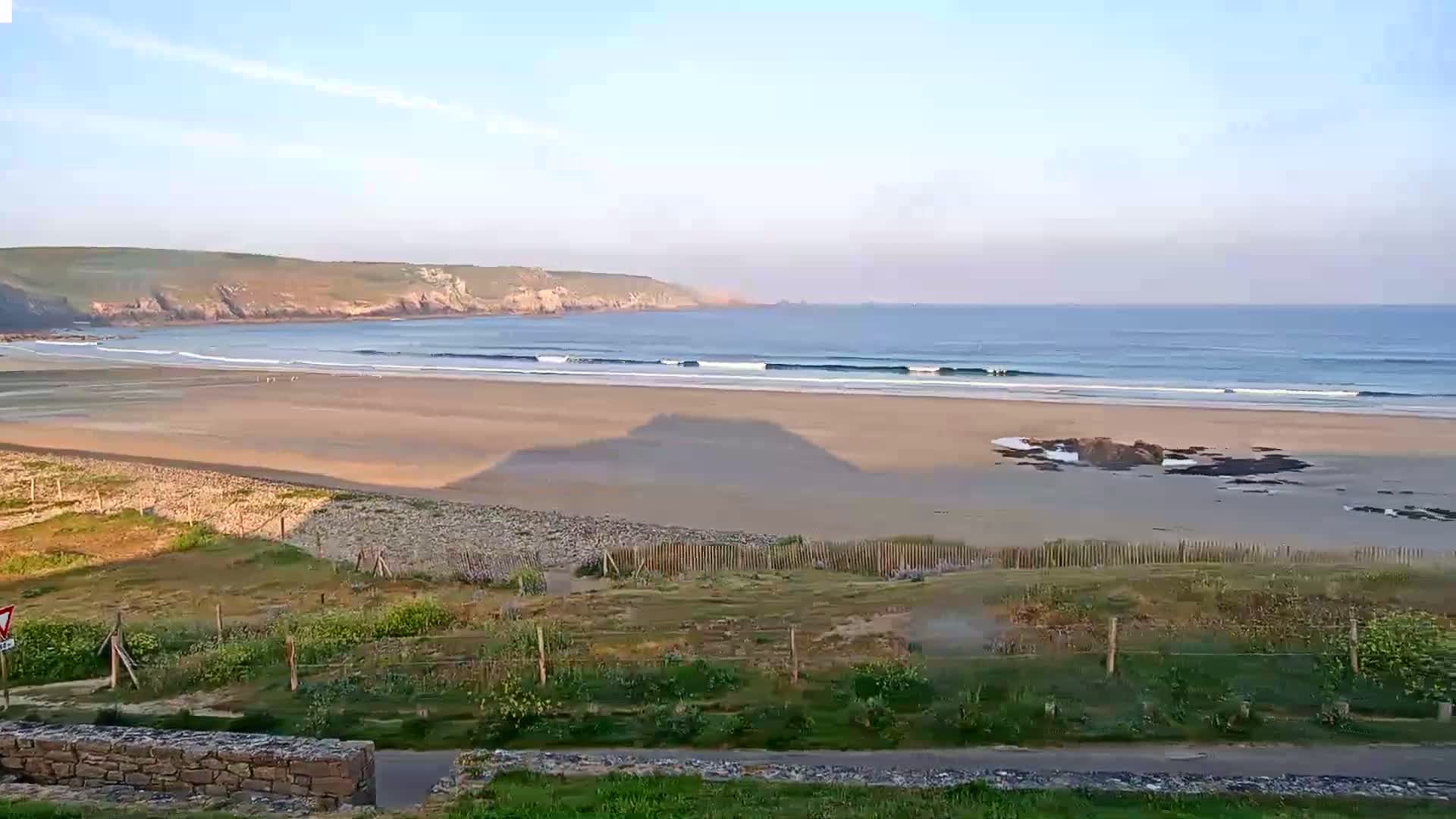 Plage de Baie des Trepasses Beach (Bay of Dead) Live Cam - Quimper, Finistère, Bretagne, France