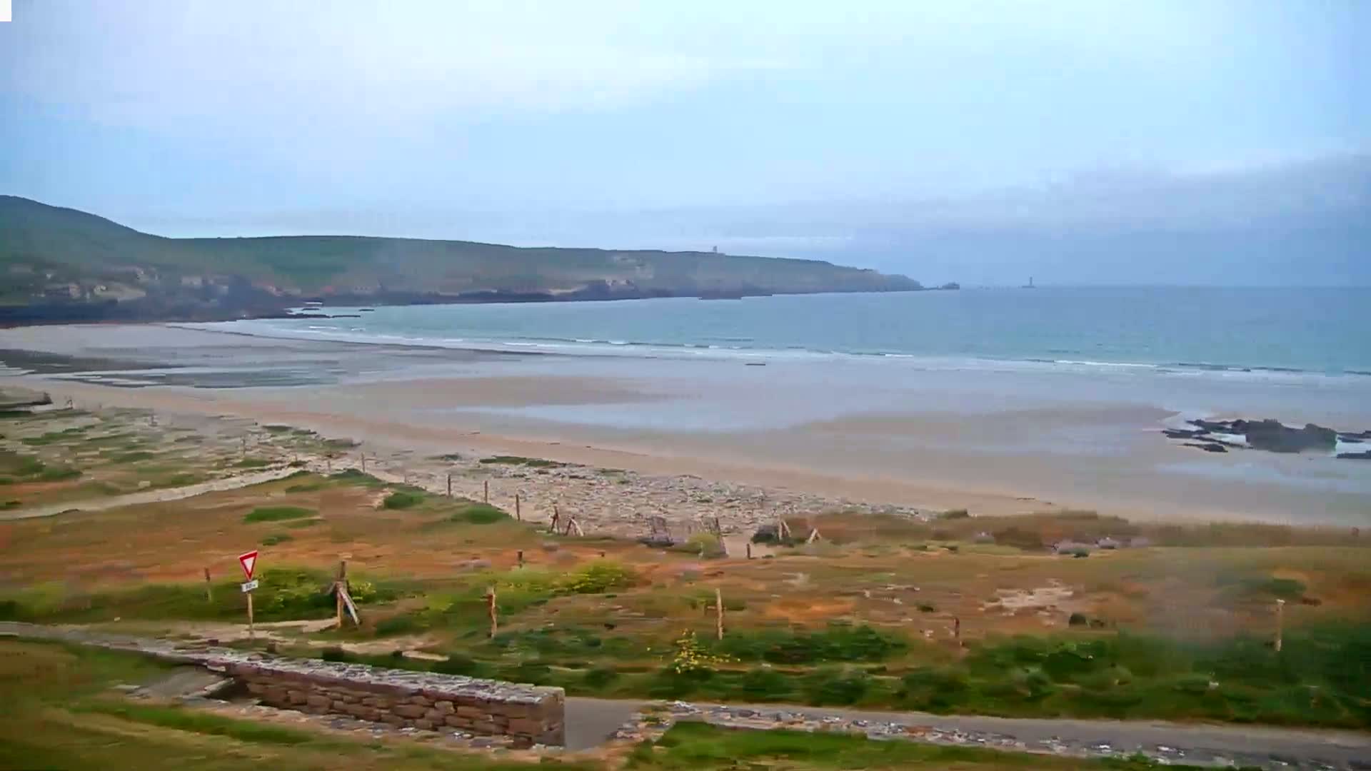Plage de Baie des Trepasses Beach (Bay of Dead) Live Cam - Quimper, Finistère, Bretagne, France