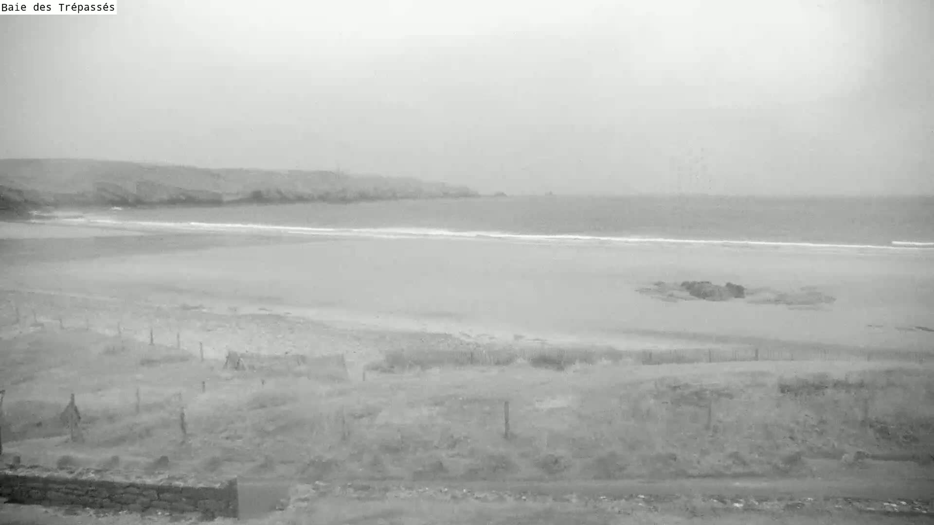 Plage de Baie des Trepasses Beach (Bay of Dead) Live Cam - Quimper, Finistère, Bretagne, France