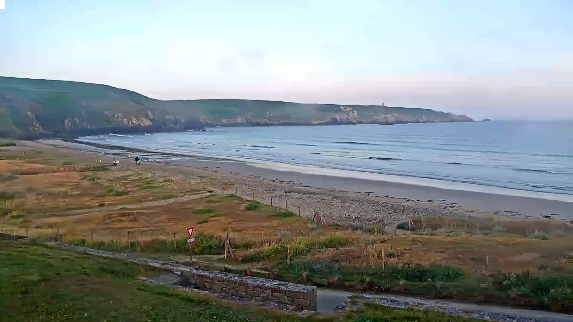Plage de Baie des Trepasses Beach (Bay of Dead) Live Cam - Quimper, Finistère, Bretagne, France