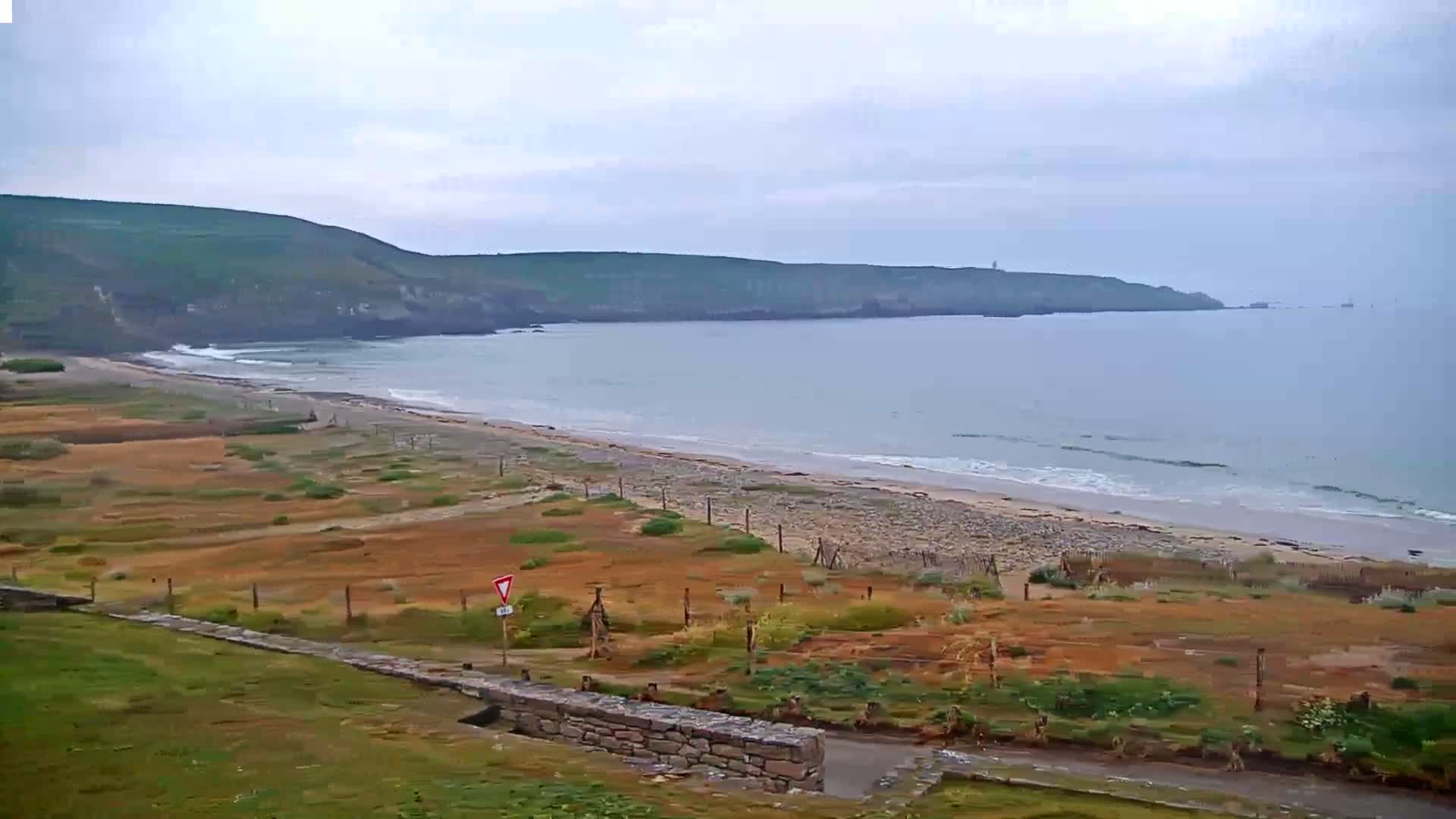 Plage de Baie des Trepasses Beach (Bay of Dead) Live Cam - Quimper, Finistère, Bretagne, France