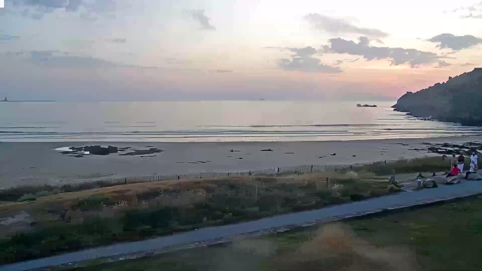 Plage de Baie des Trepasses Beach (Bay of Dead) Live Cam - Quimper, Finistère, Bretagne, France