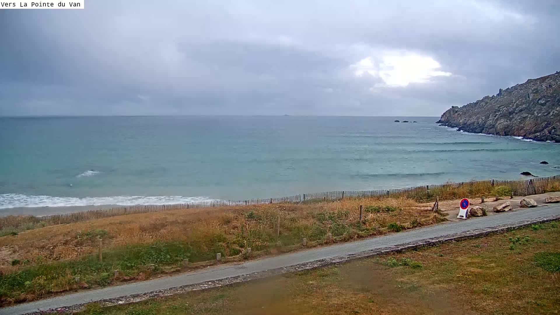 Plage de Baie des Trepasses Beach (Bay of Dead) Live Cam - Quimper, Finistère, Bretagne, France