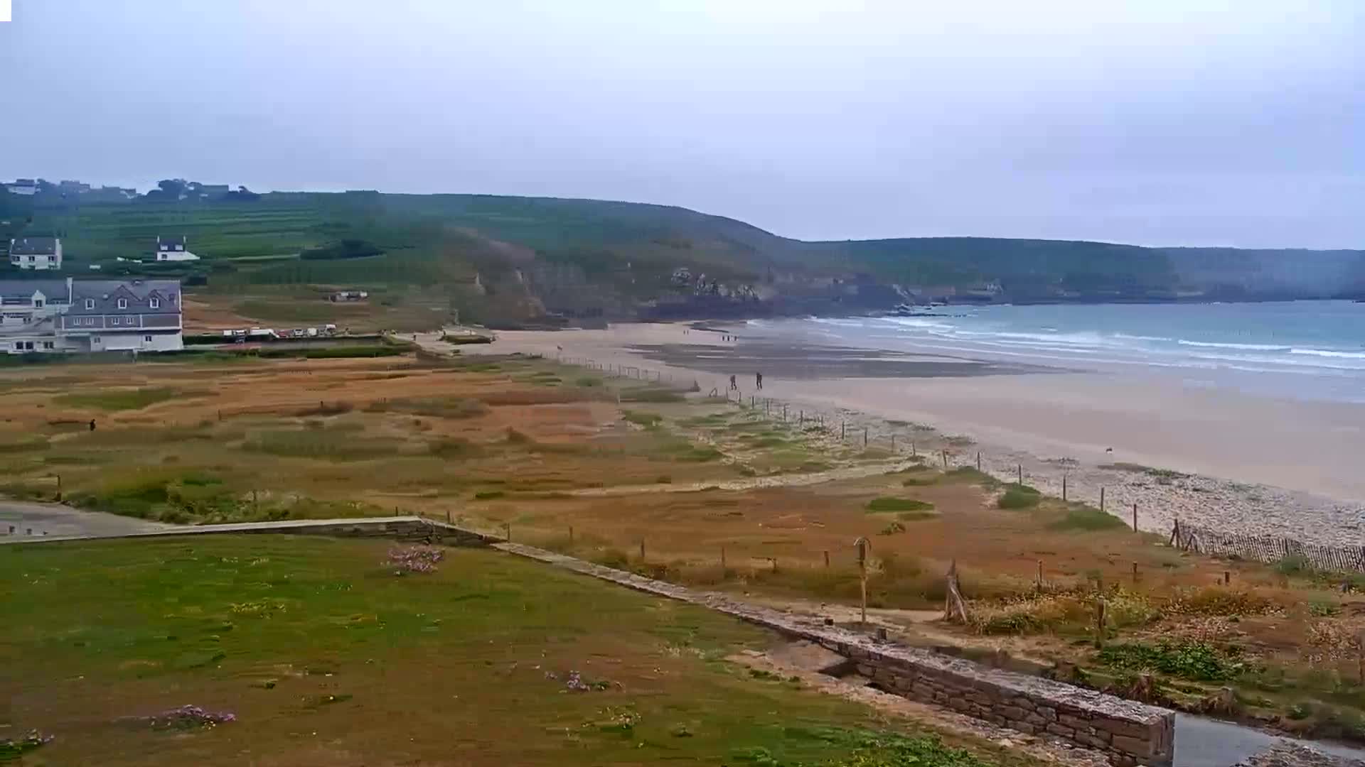 Plage de Baie des Trepasses Beach (Bay of Dead) Live Cam - Quimper, Finistère, Bretagne, France