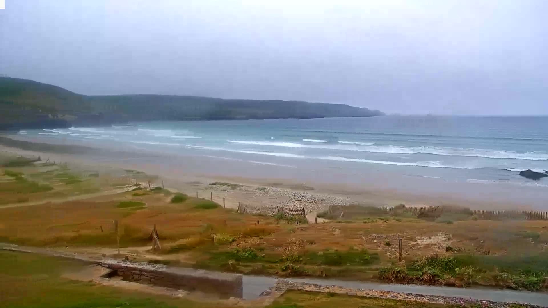 Plage de Baie des Trepasses Beach (Bay of Dead) Live Cam - Quimper, Finistère, Bretagne, France