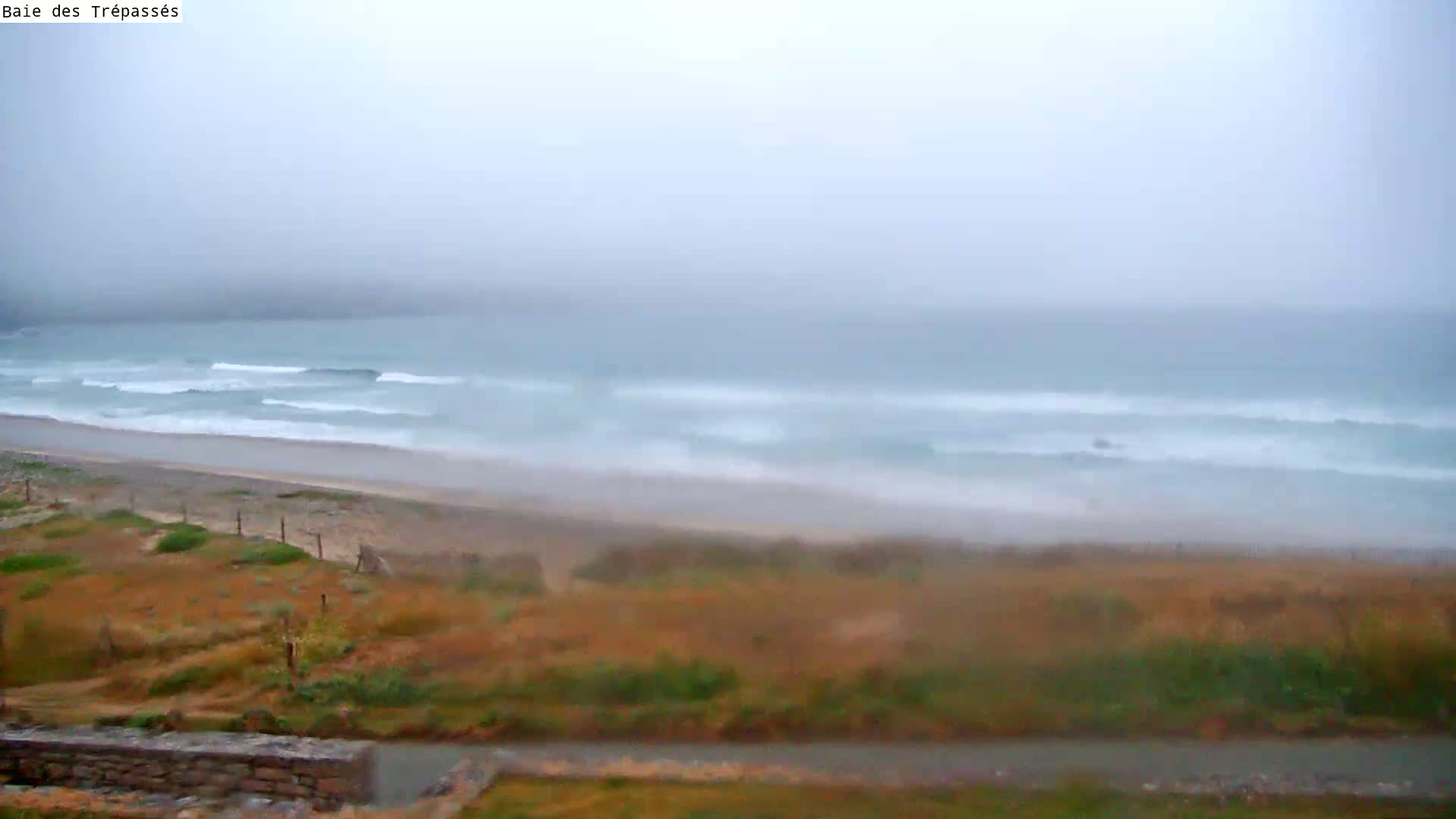 Plage de Baie des Trepasses Beach (Bay of Dead) Live Cam - Quimper, Finistère, Bretagne, France