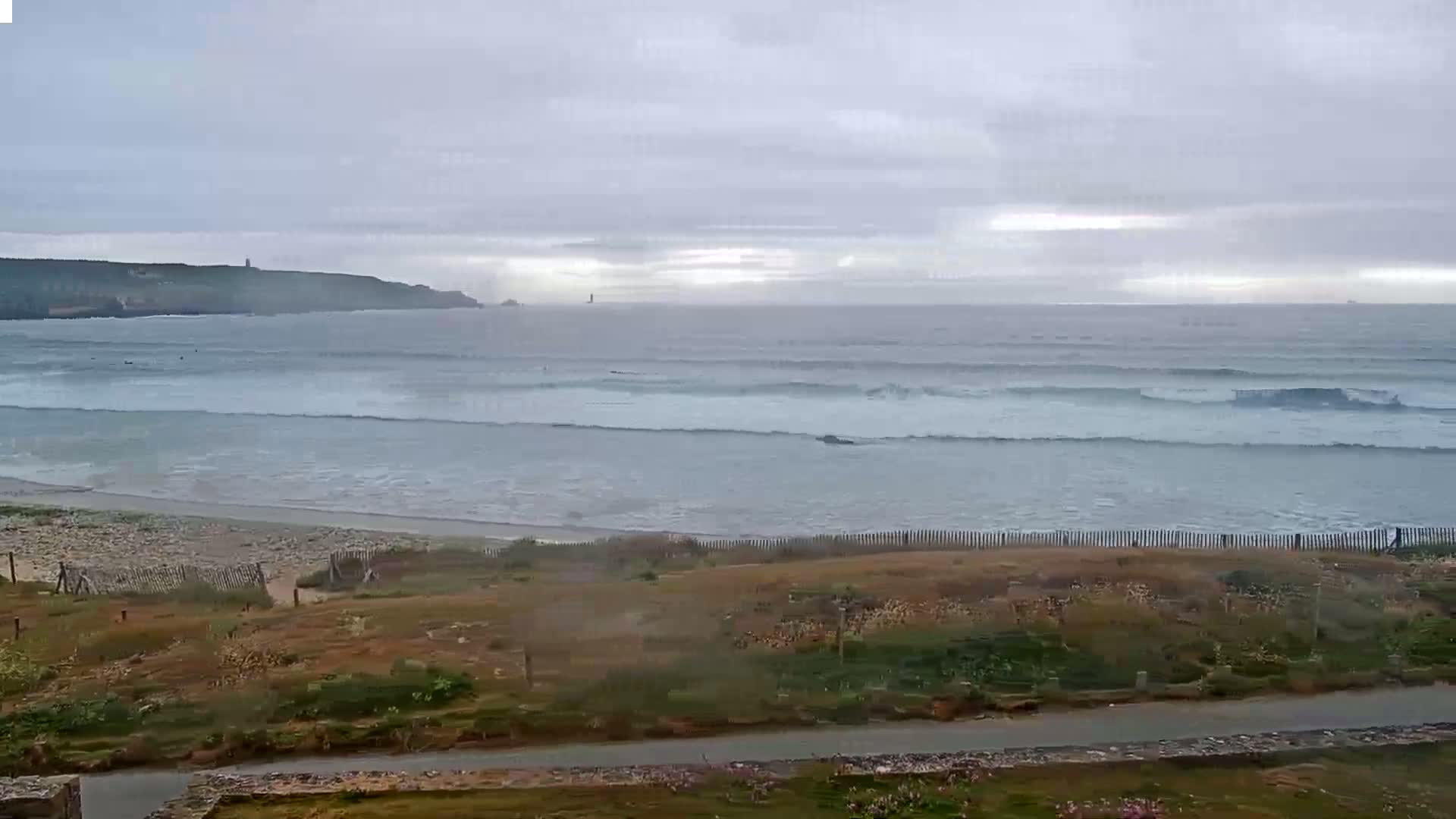 Plage de Baie des Trepasses Beach (Bay of Dead) Live Cam - Quimper, Finistère, Bretagne, France