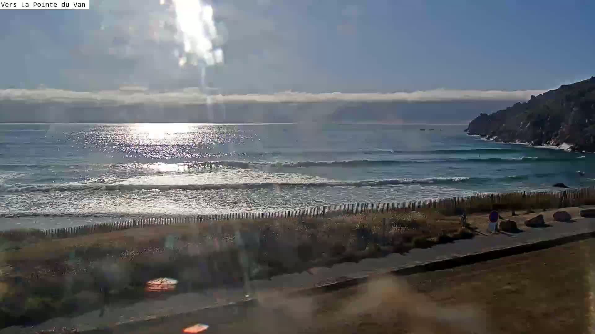 Plage de Baie des Trepasses Beach (Bay of Dead) Live Cam - Quimper, Finistère, Bretagne, France