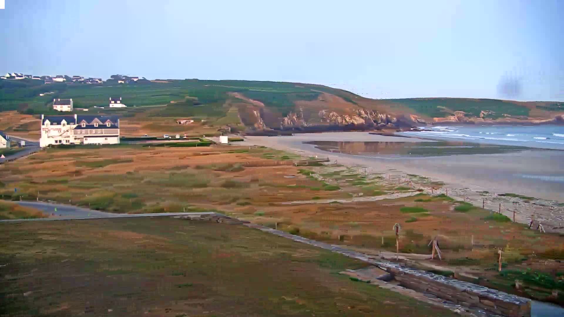 Plage de Baie des Trepasses Beach (Bay of Dead) Live Cam - Quimper, Finistère, Bretagne, France