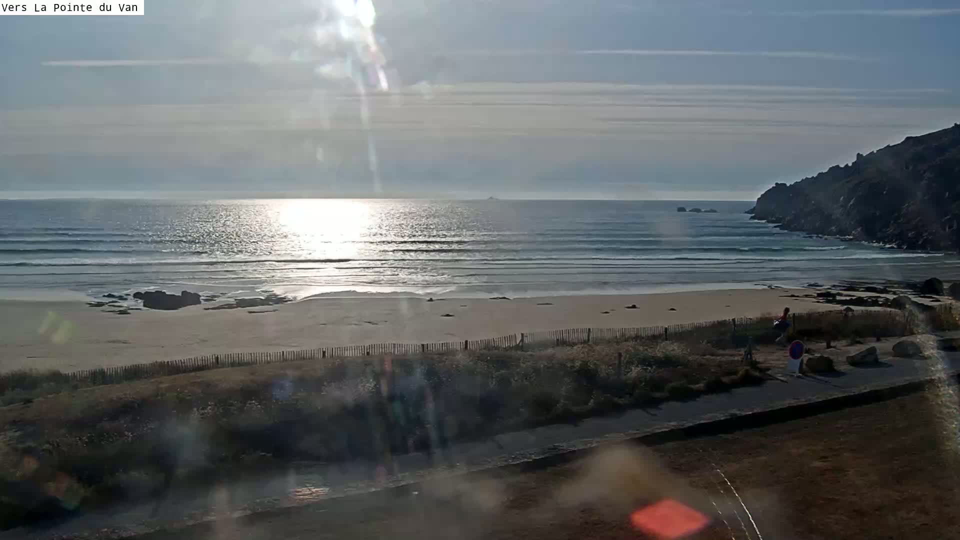 Plage de Baie des Trepasses Beach (Bay of Dead) Live Cam - Quimper, Finistère, Bretagne, France